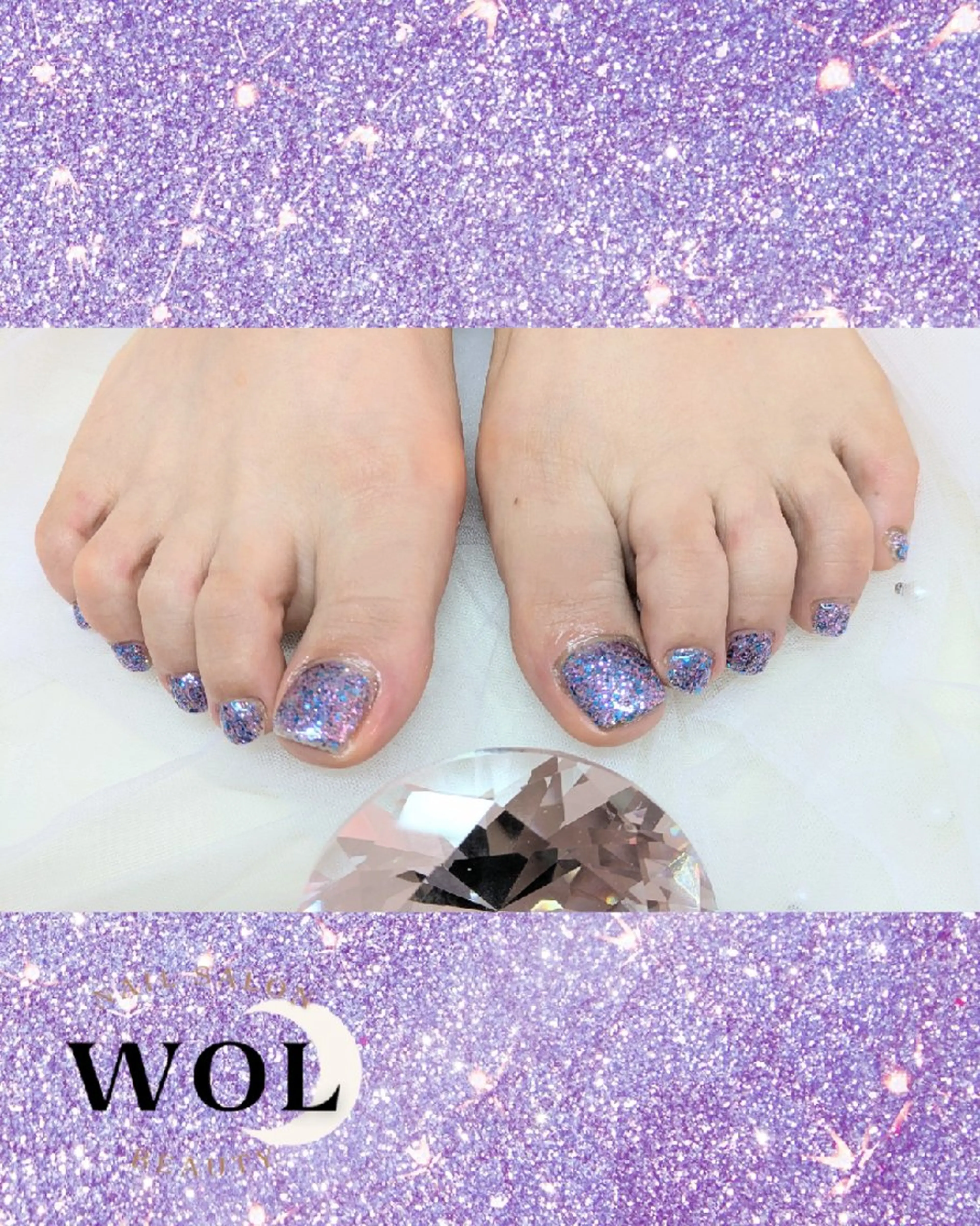 ネイル フットネイル nailsalon🌙WOL所属・WOL🌙 momokoのネイルデザイン