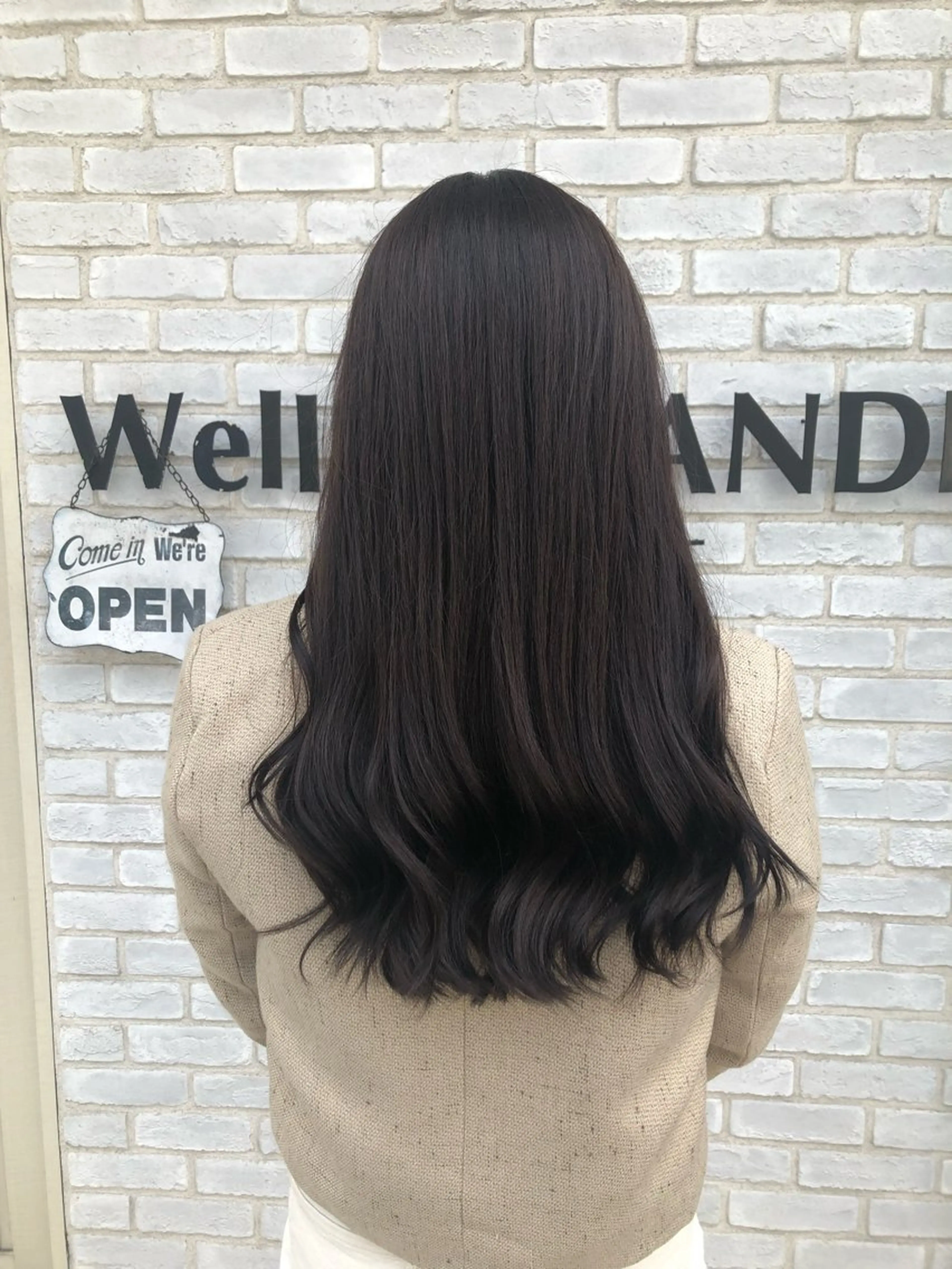 ロング カラー カット ヘアカラー 福岡 舞のヘアスタイル