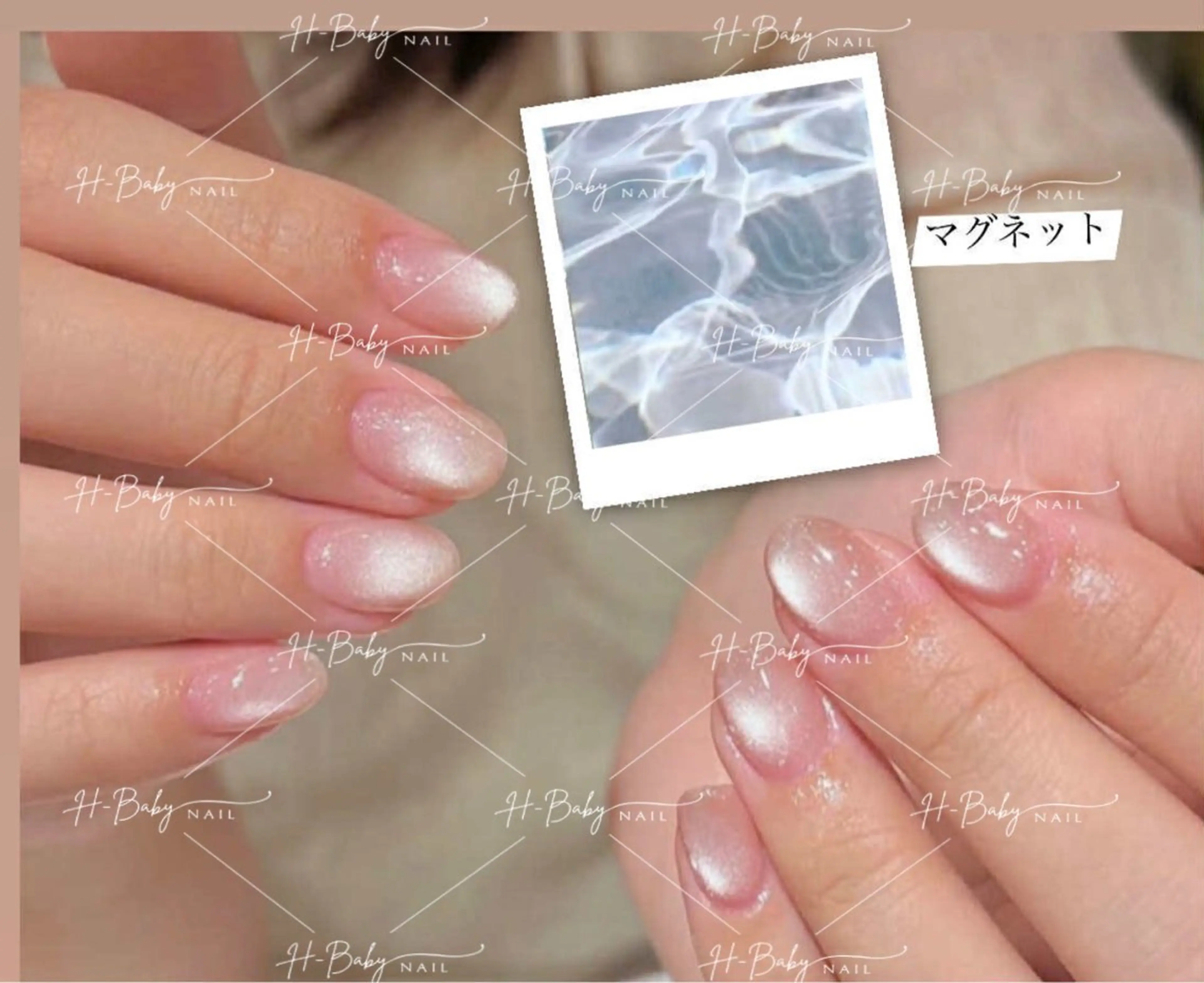 ネイル アートネイル 成人式 ジェルネイル ニュアンスネイル 夏ネイル オフのみ(ネイル) H.baby Nai Salon所属・neco H.babynailのネイルデザイン