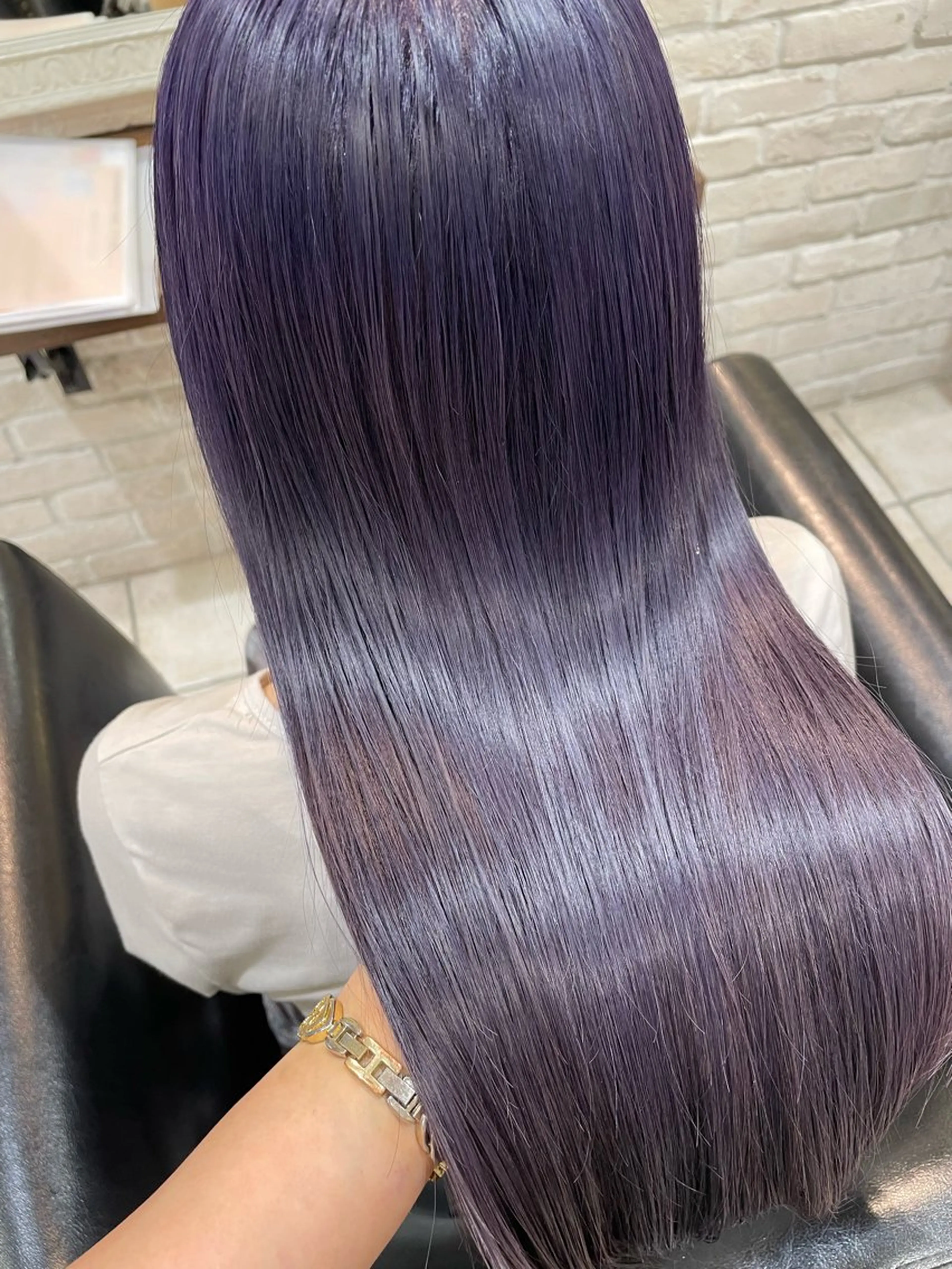 カラー ブルーカラー ブルーラベンダー ラベンダーカラー ピンクカラー ヘアカラー 🌼 misaki 🌼のヘアスタイル