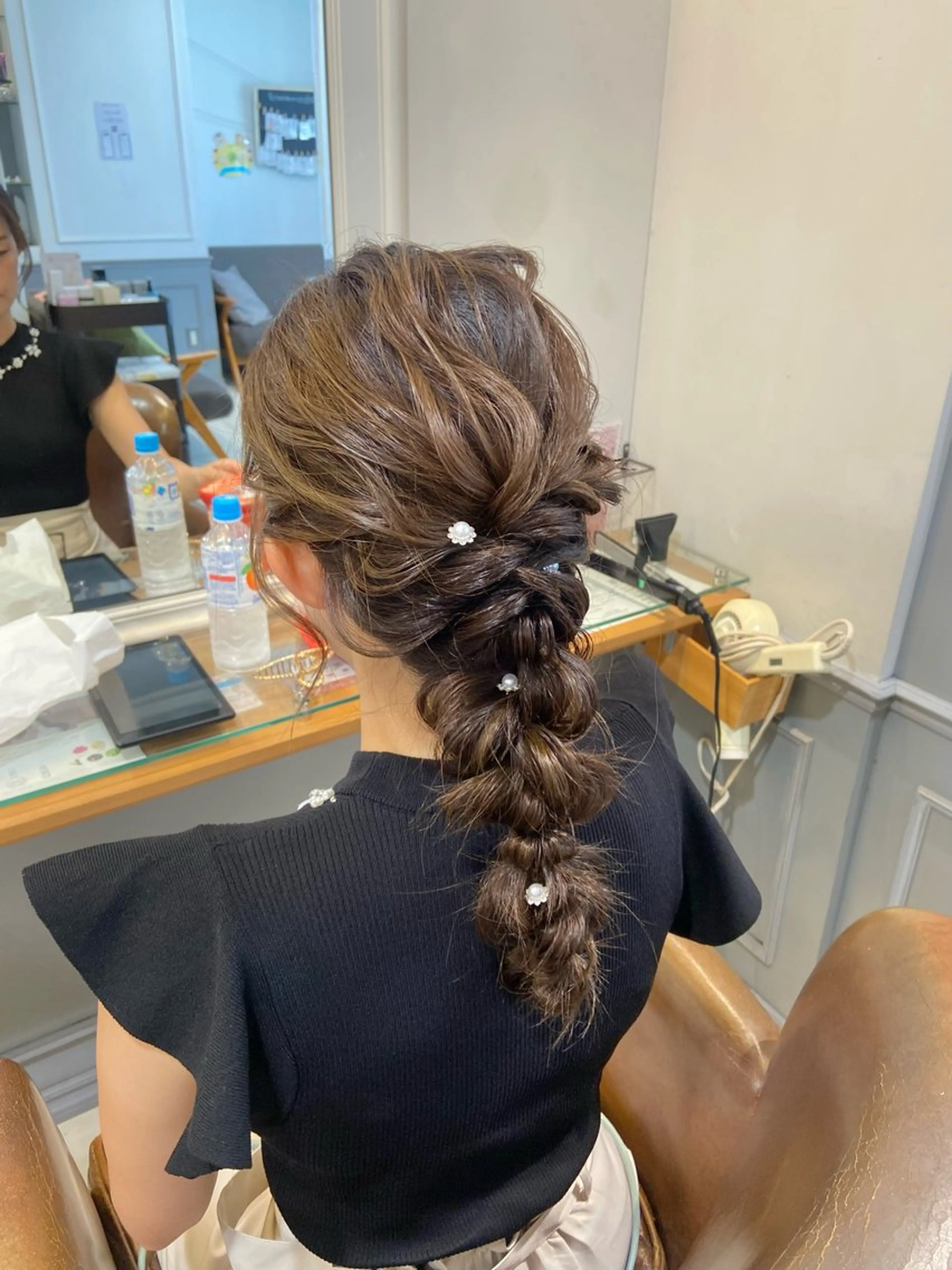 ロング ヘアアレンジ ヘアセット 🫧 nanaco🫧のヘアスタイル