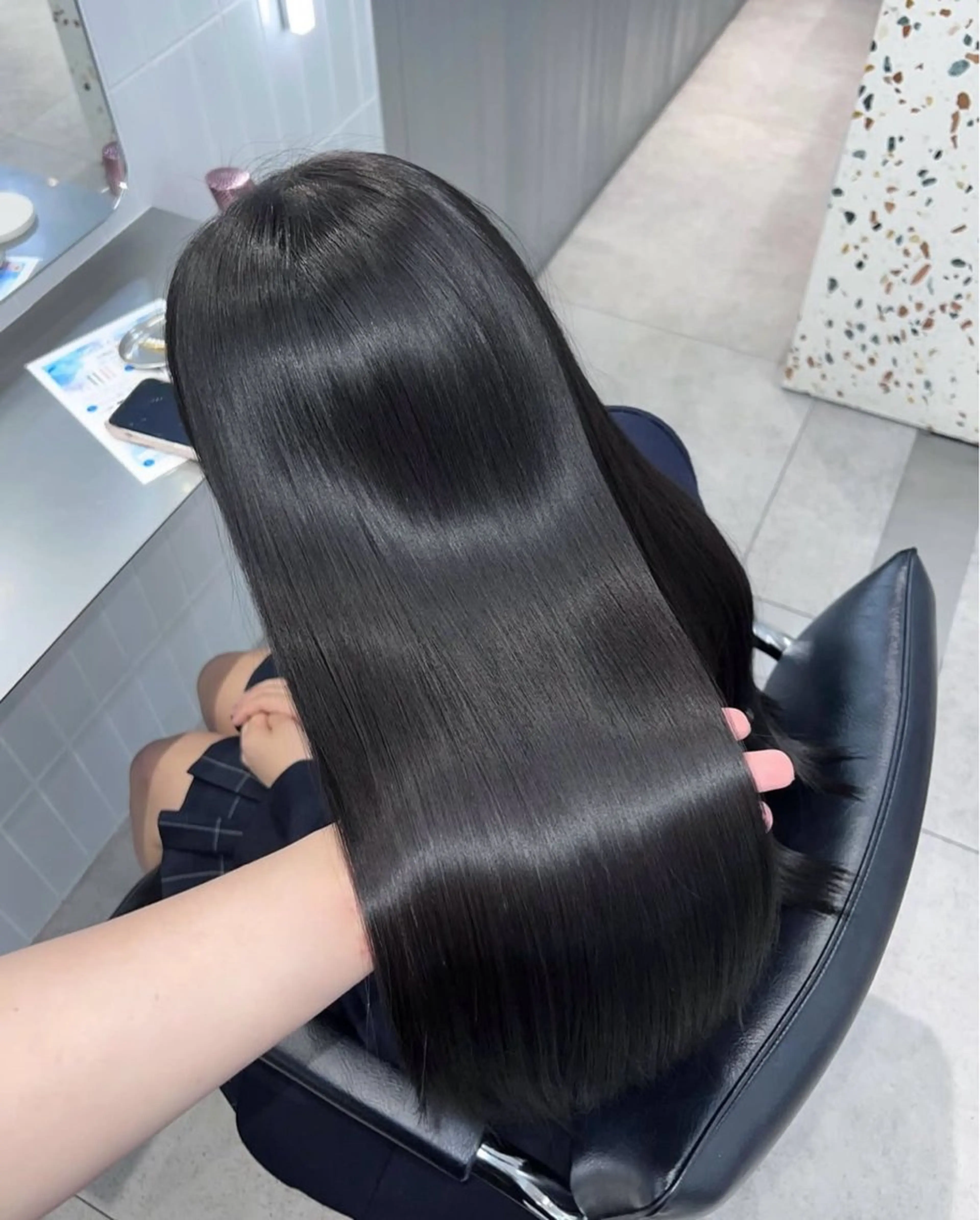 ロング ヘアカラー 吉田 璃玖のヘアスタイル