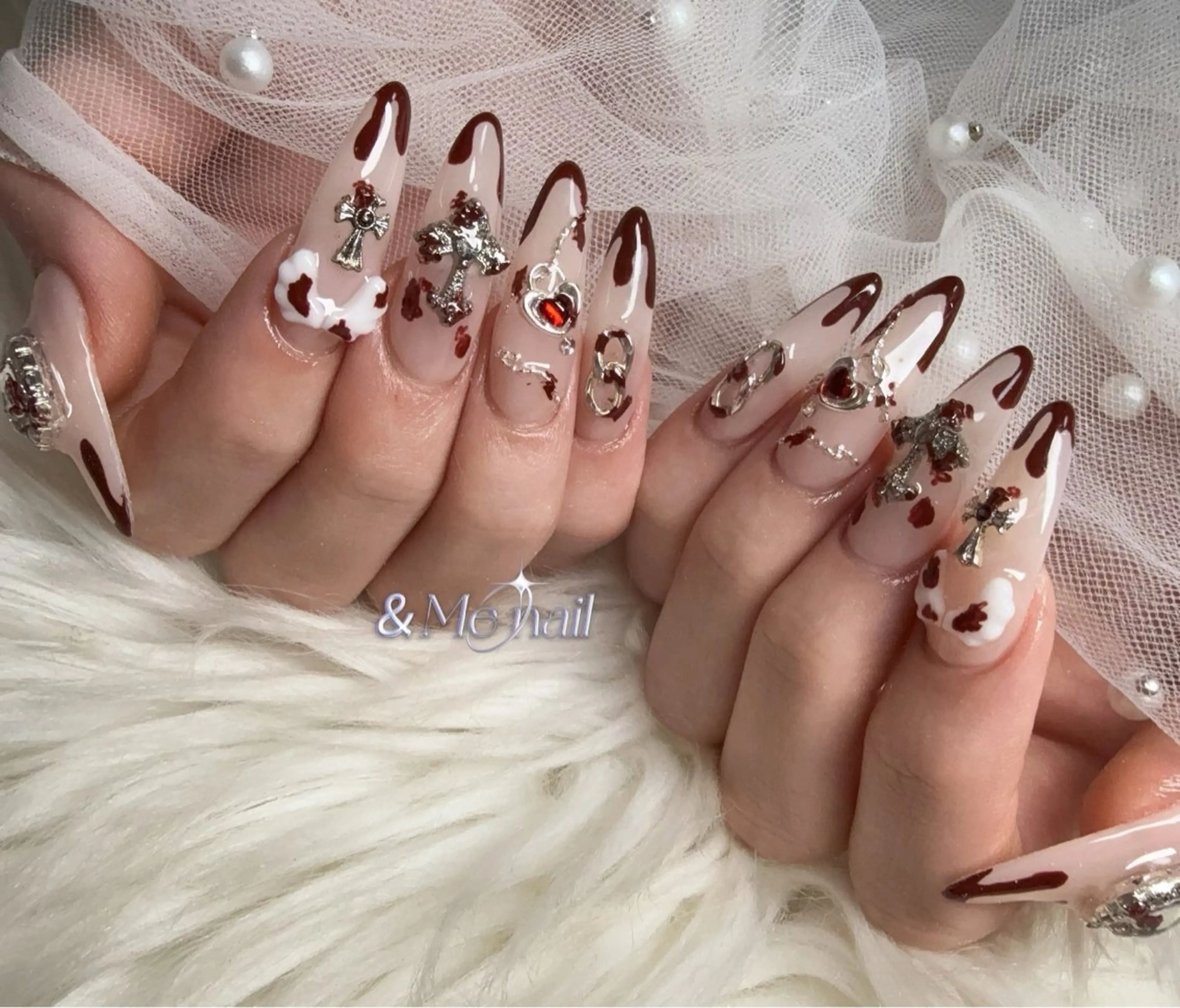 ネイル ハロウィン ＆ME アンドミーのネイルデザイン