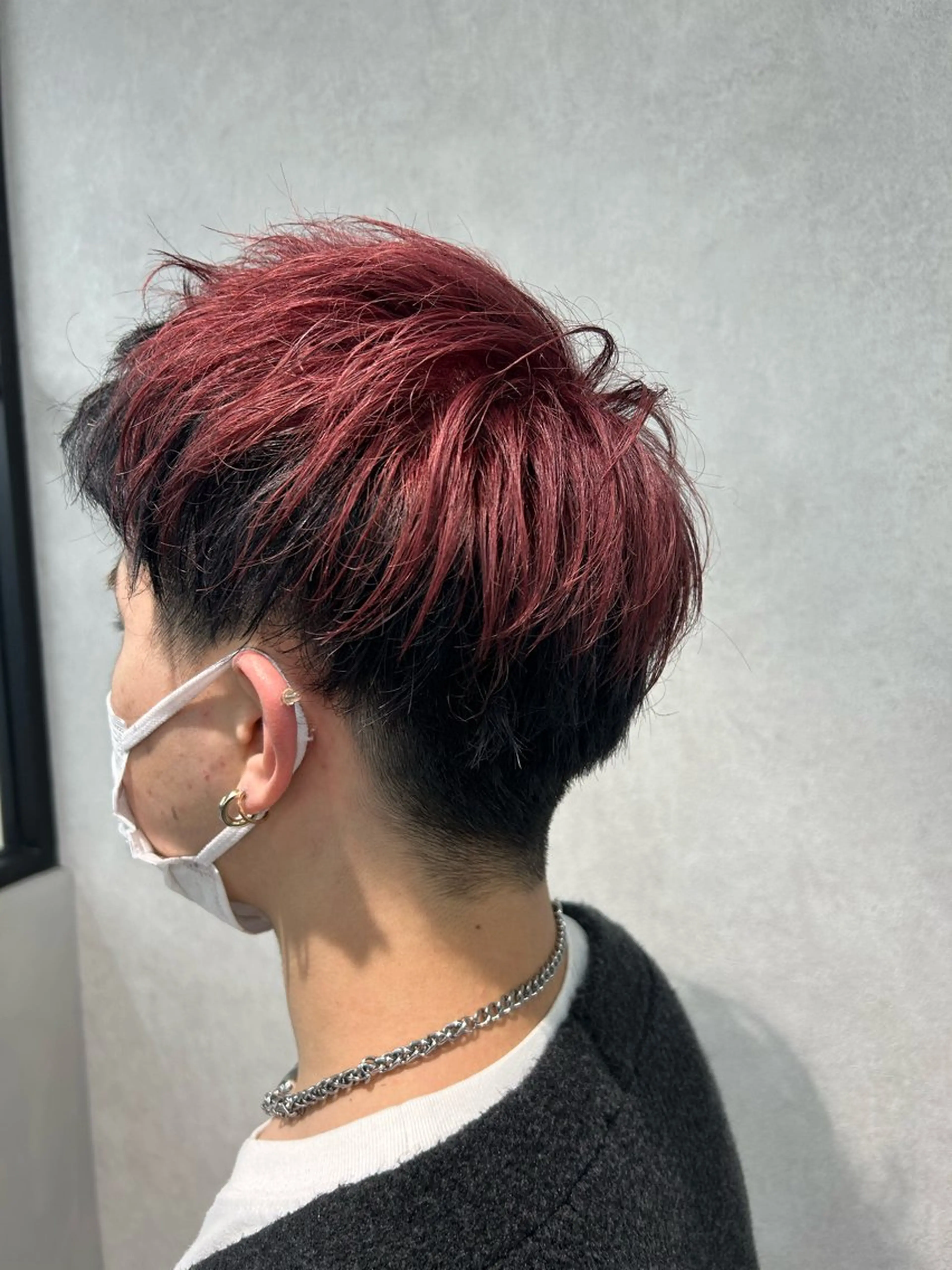 ショート カラー カット ヘアカラー トリートメント HAIR＆MAKE EARTH元住吉所属・髪質改善 特化掛川大輝のヘアスタイル