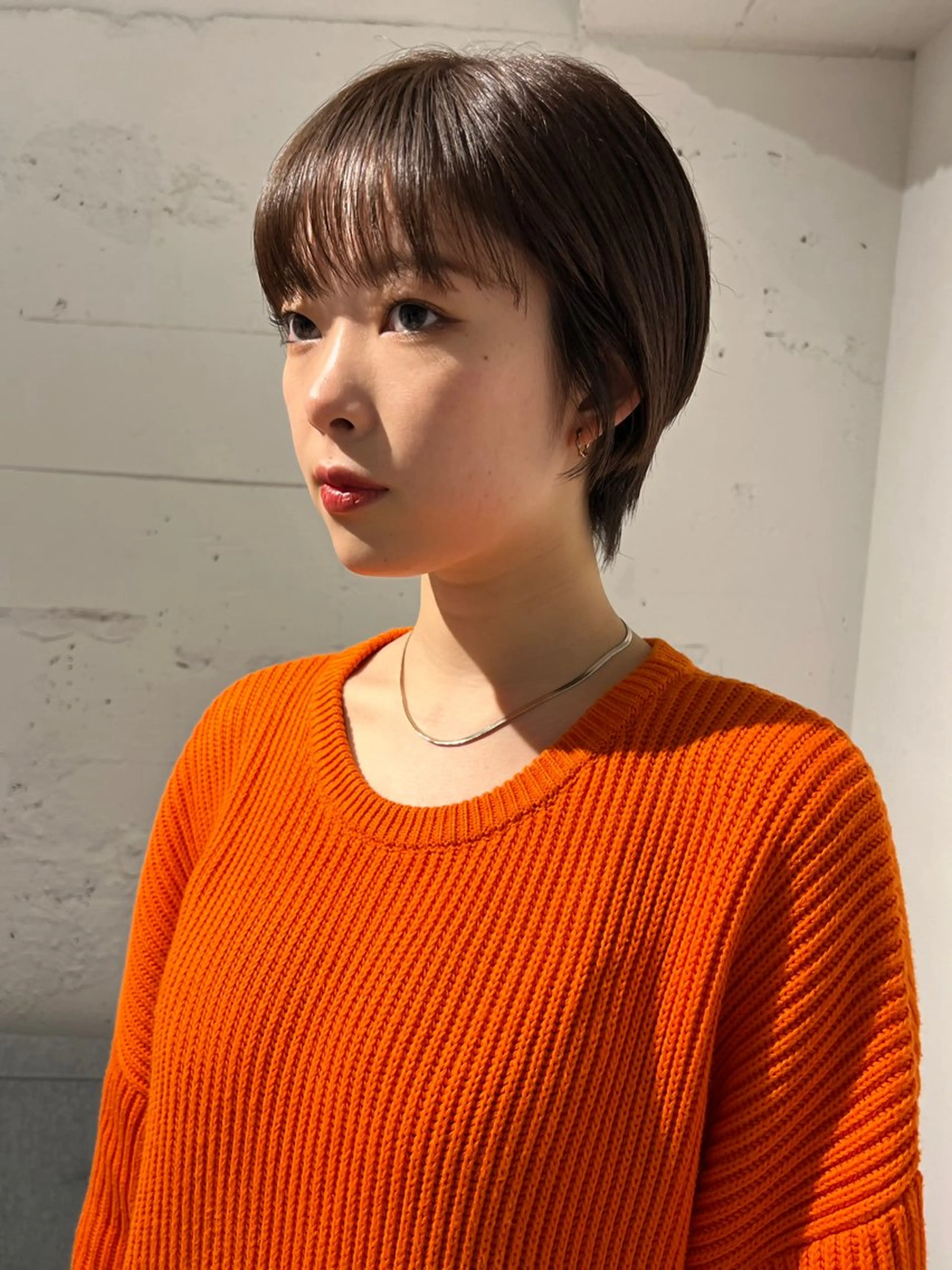 ショート 峯田 優花のヘアスタイル