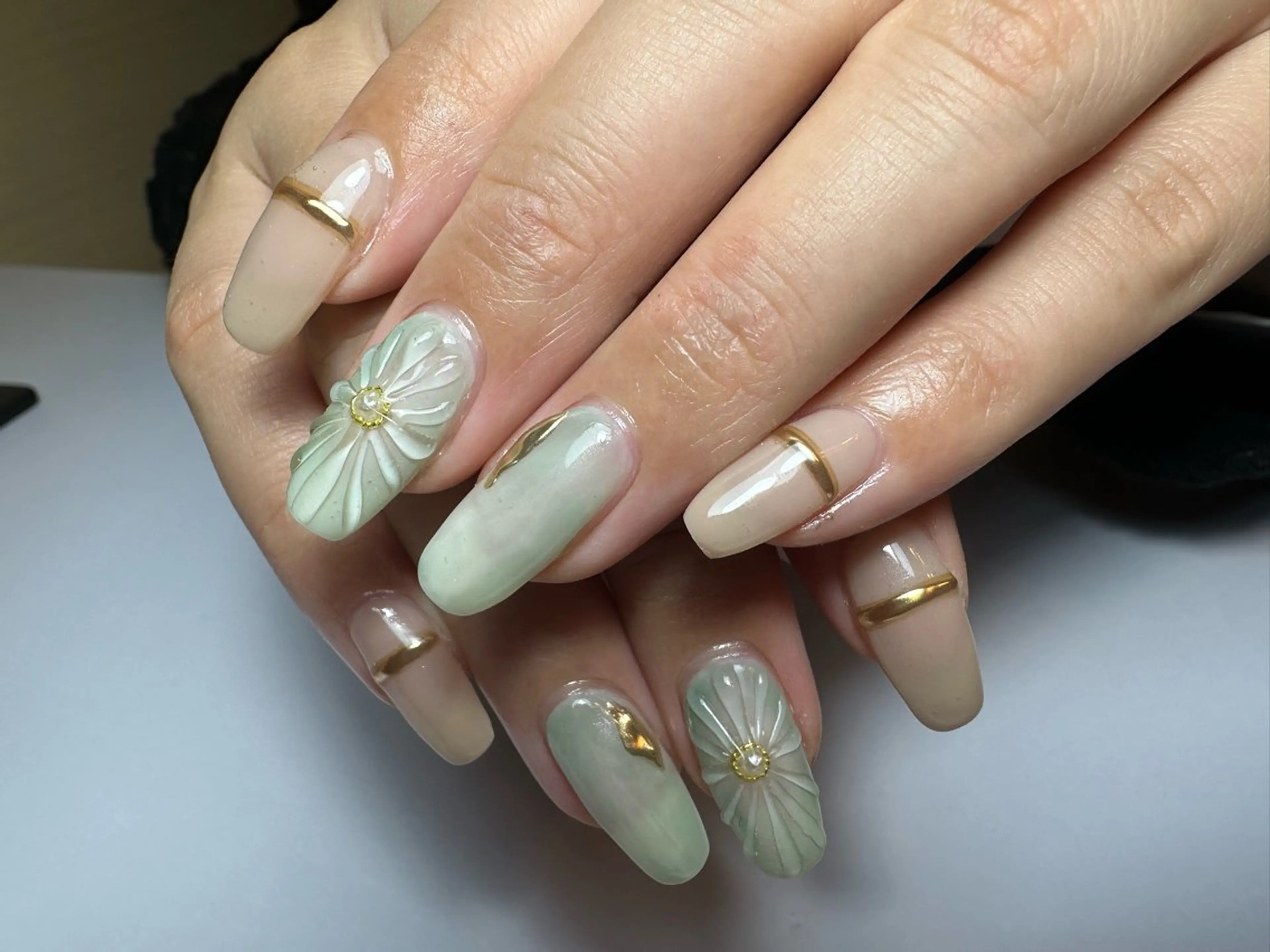 セミロング ハンドネイル shandy nail所属・shandy nailのネイルデザイン
