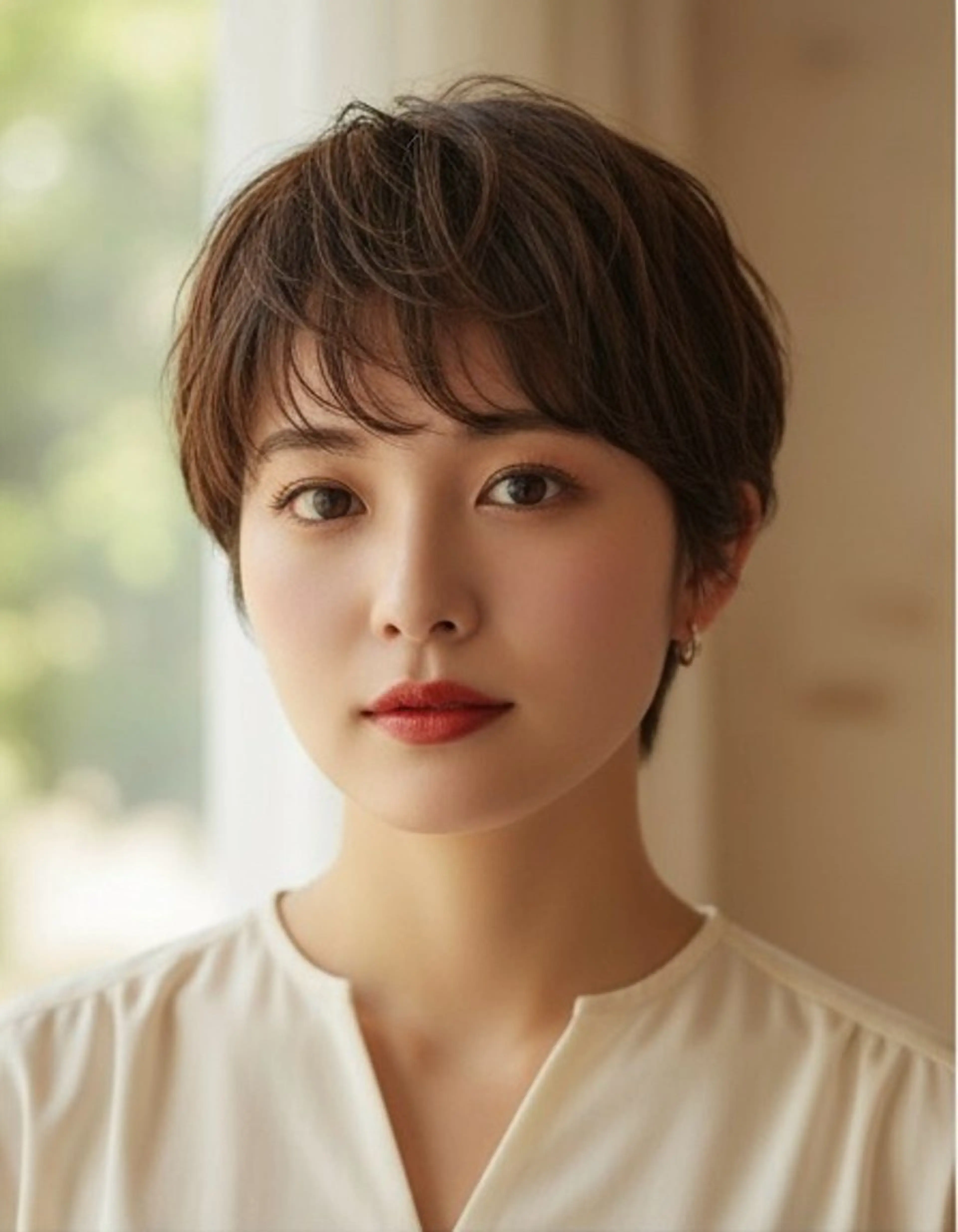 ショート ヘアカラー トリートメント 艶髪カラー💙ྀི/ アイ兼任👀/ミナルのヘアスタイル