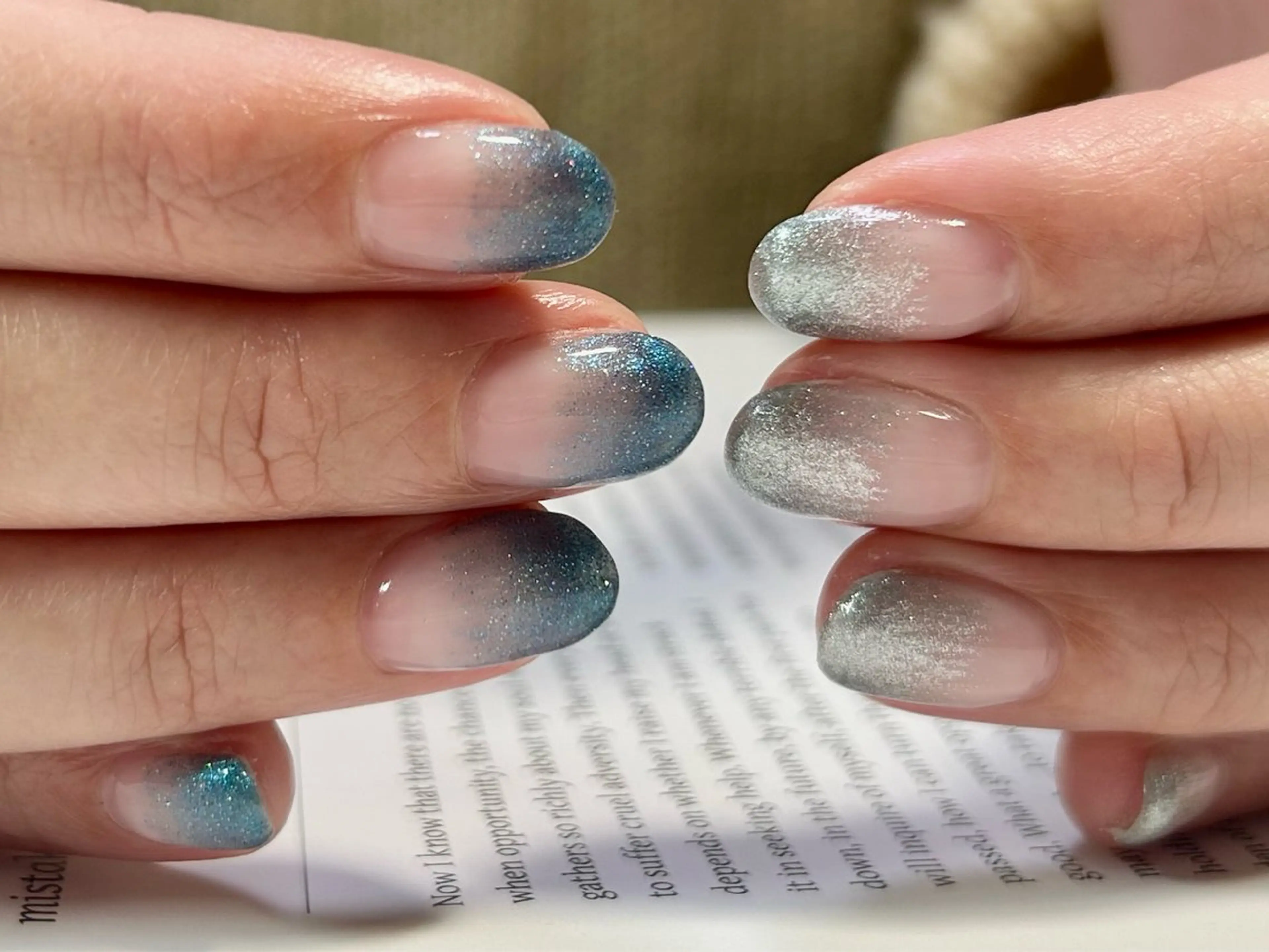 ネイル グラデーション マグネットネイル kurumi nail/eyeのネイルデザイン