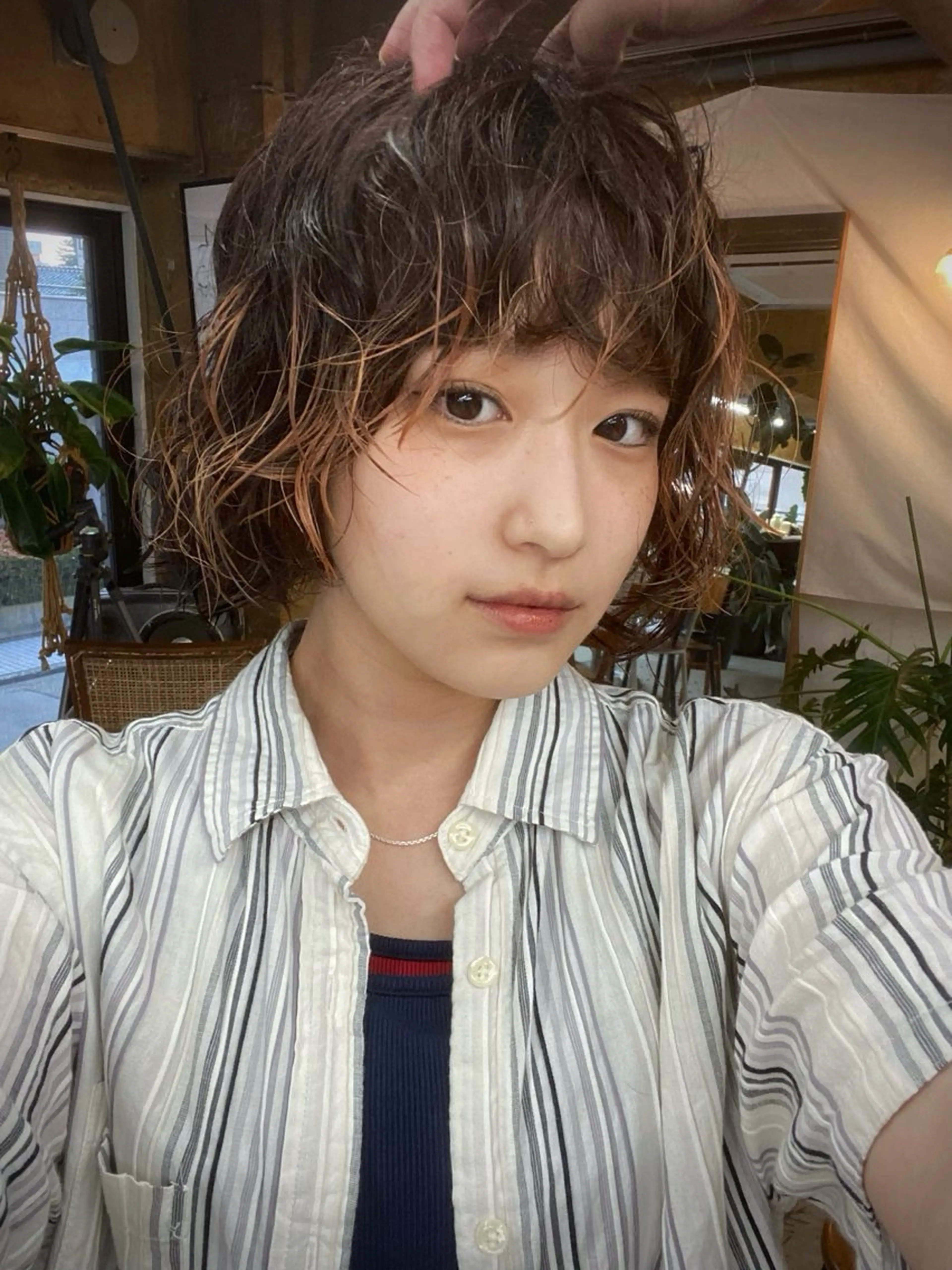 ショート パーマ カット パーマ KEI gattacaのヘアスタイル