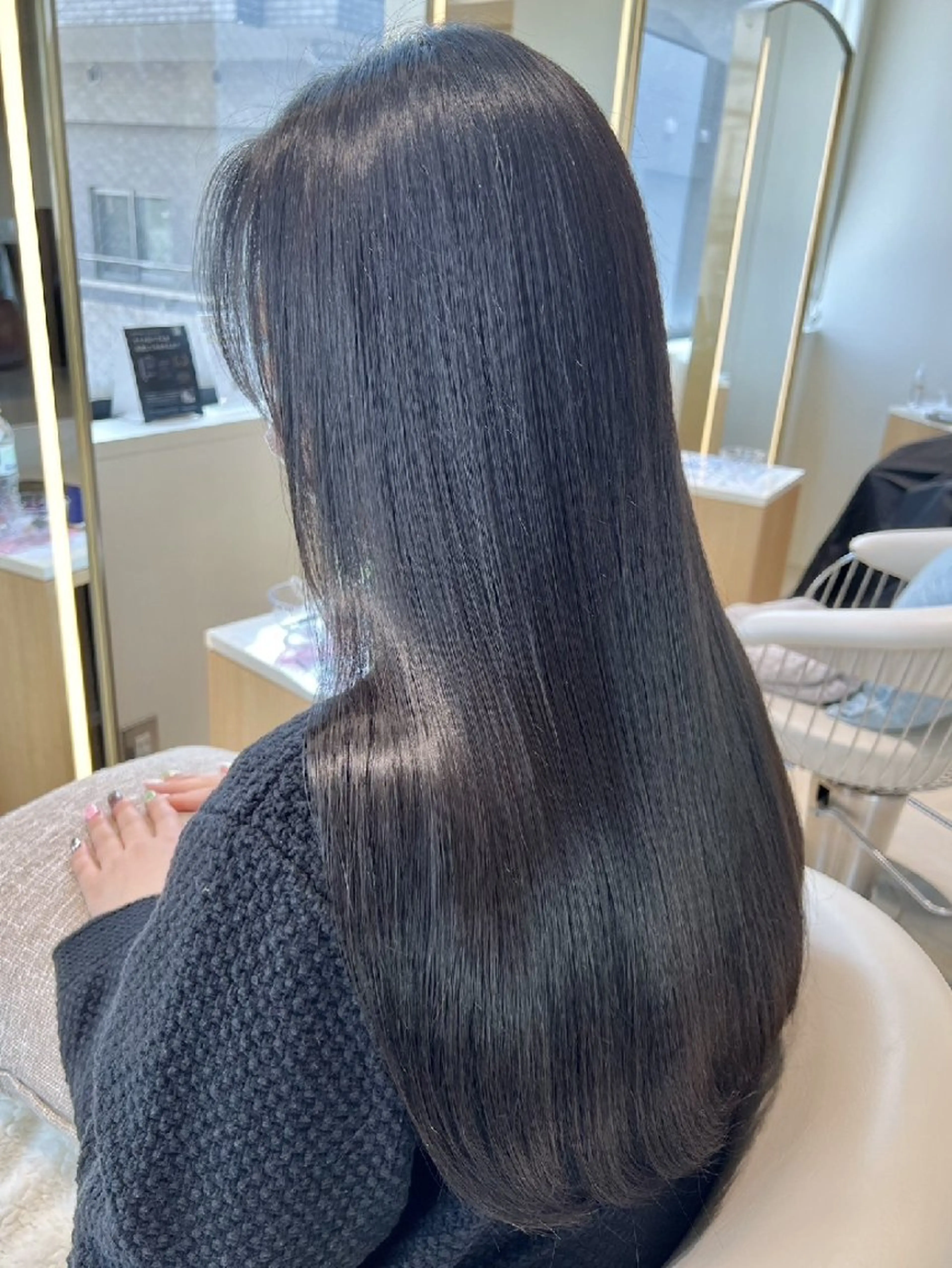 ロング カラー CONTI ROMMY.所属・フカマチケイコ/本厚 木/ミディアム/艶髪のヘアスタイル