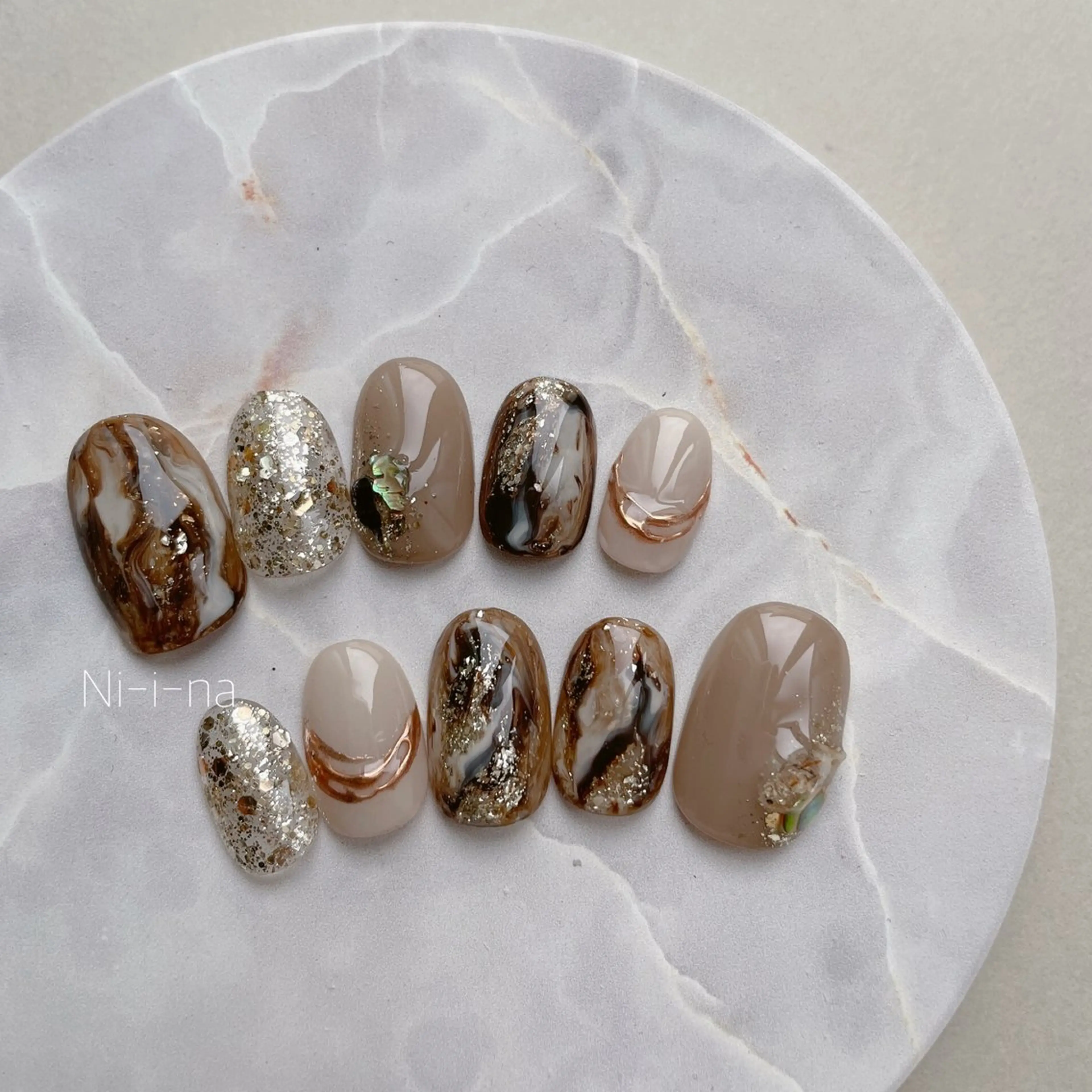 ネイル ハンドネイル nail salon Ni-i-naのネイルデザイン