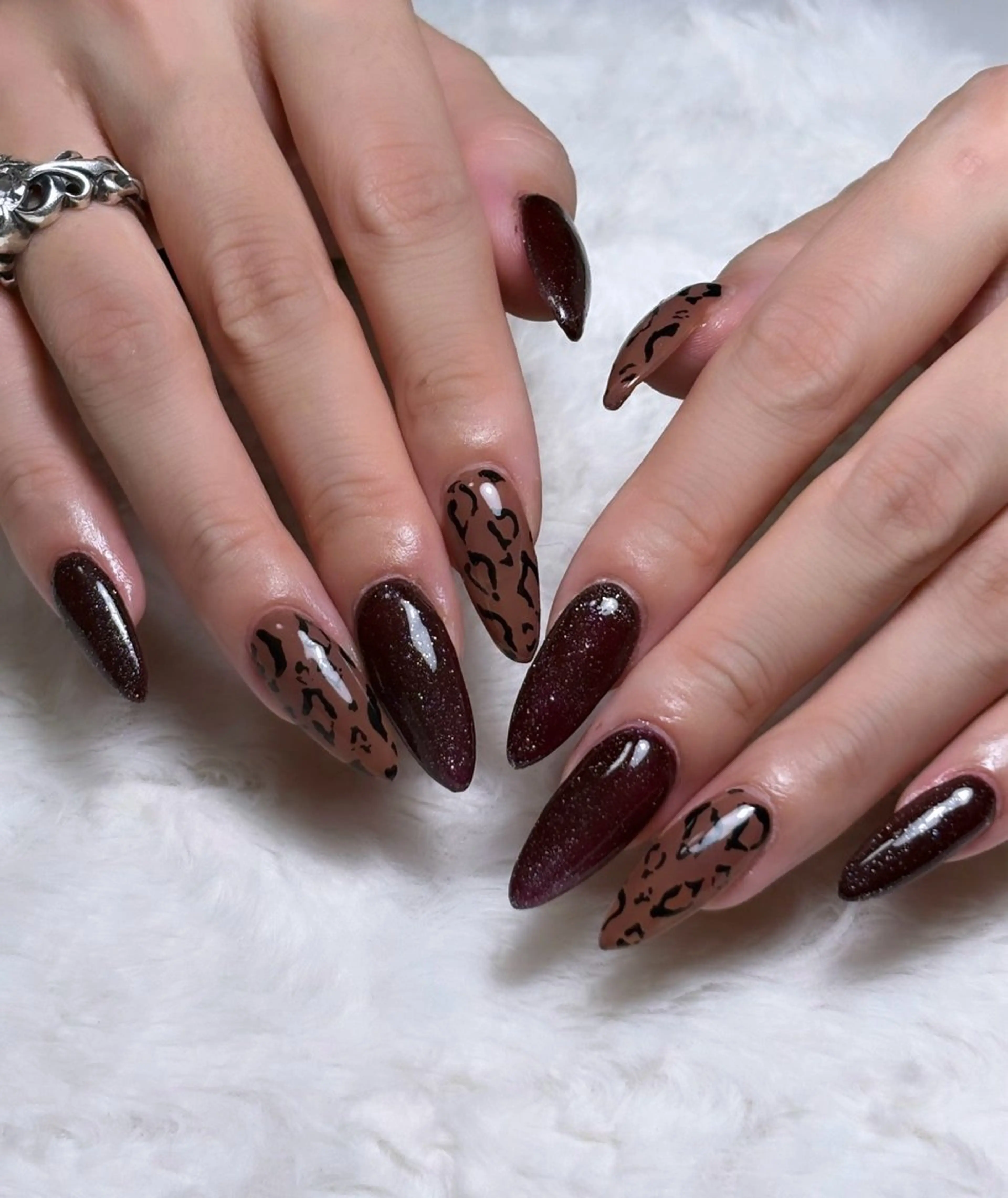 ネイル ボルドー ハンドネイル 琥空 -KOA-のネイルデザイン