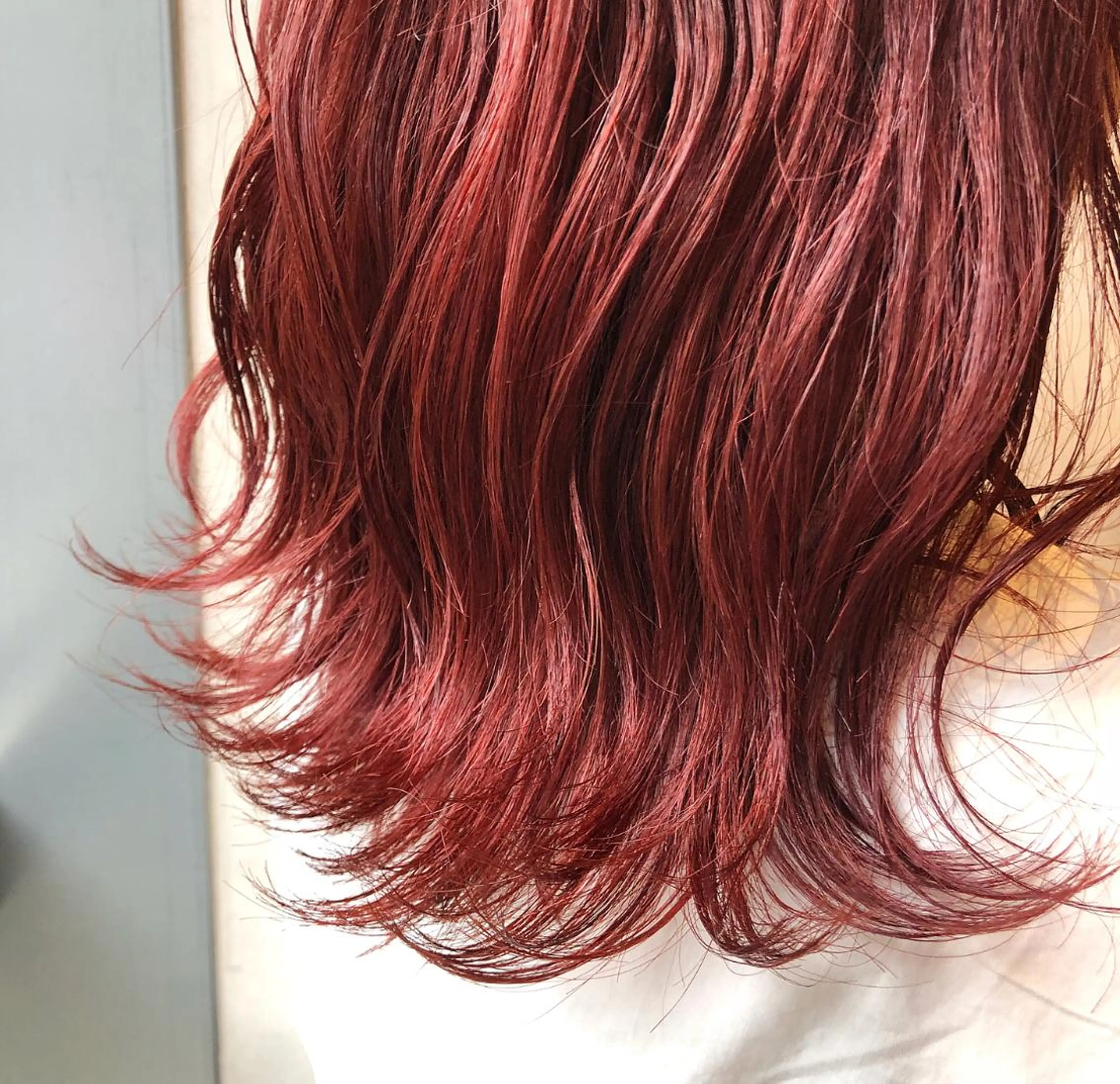 ミディアム カラー 圧倒的透明感カラー nana🦕のヘアスタイル