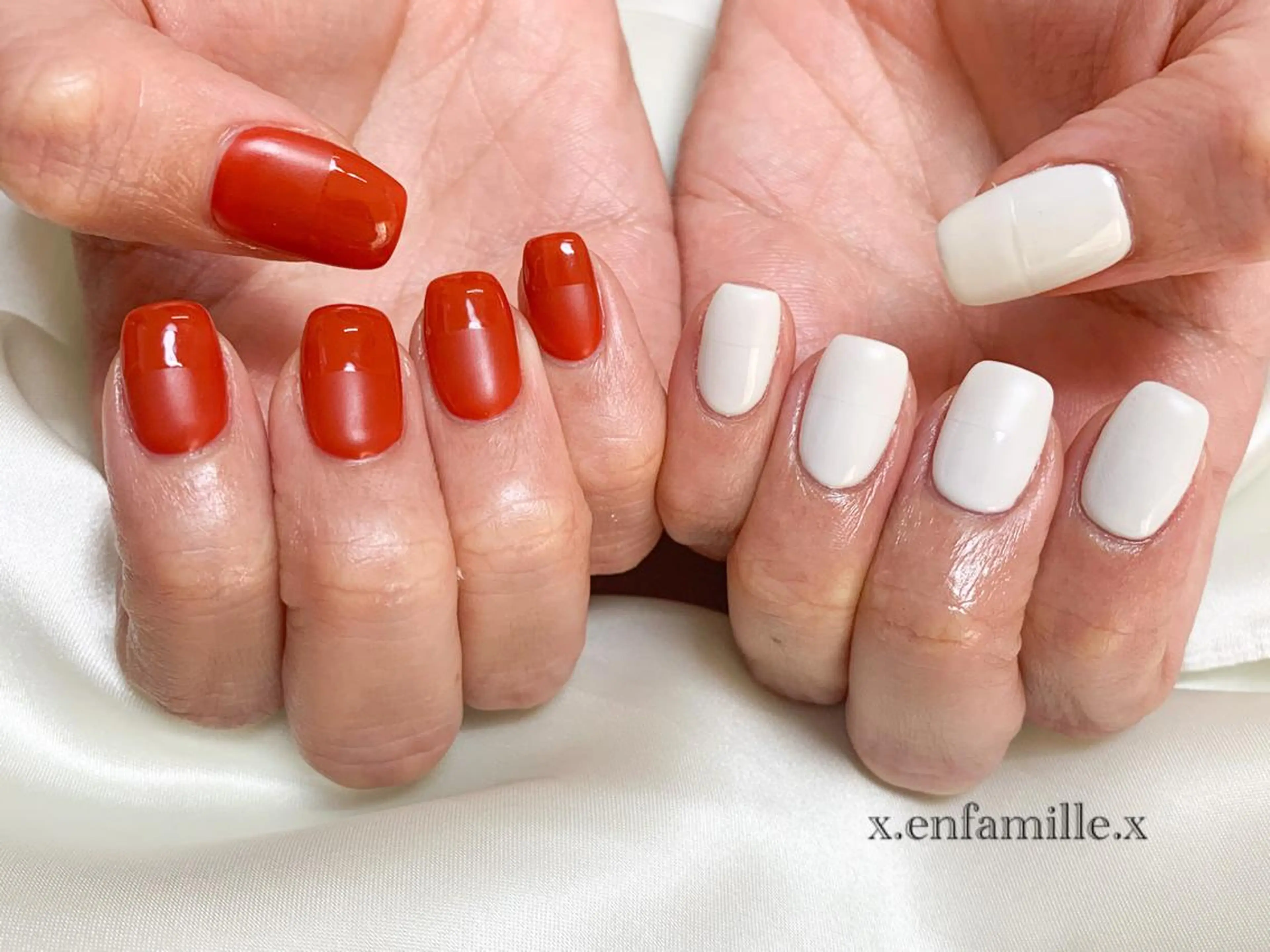 ネイル ハンドネイル nail salon en familleのネイルデザイン