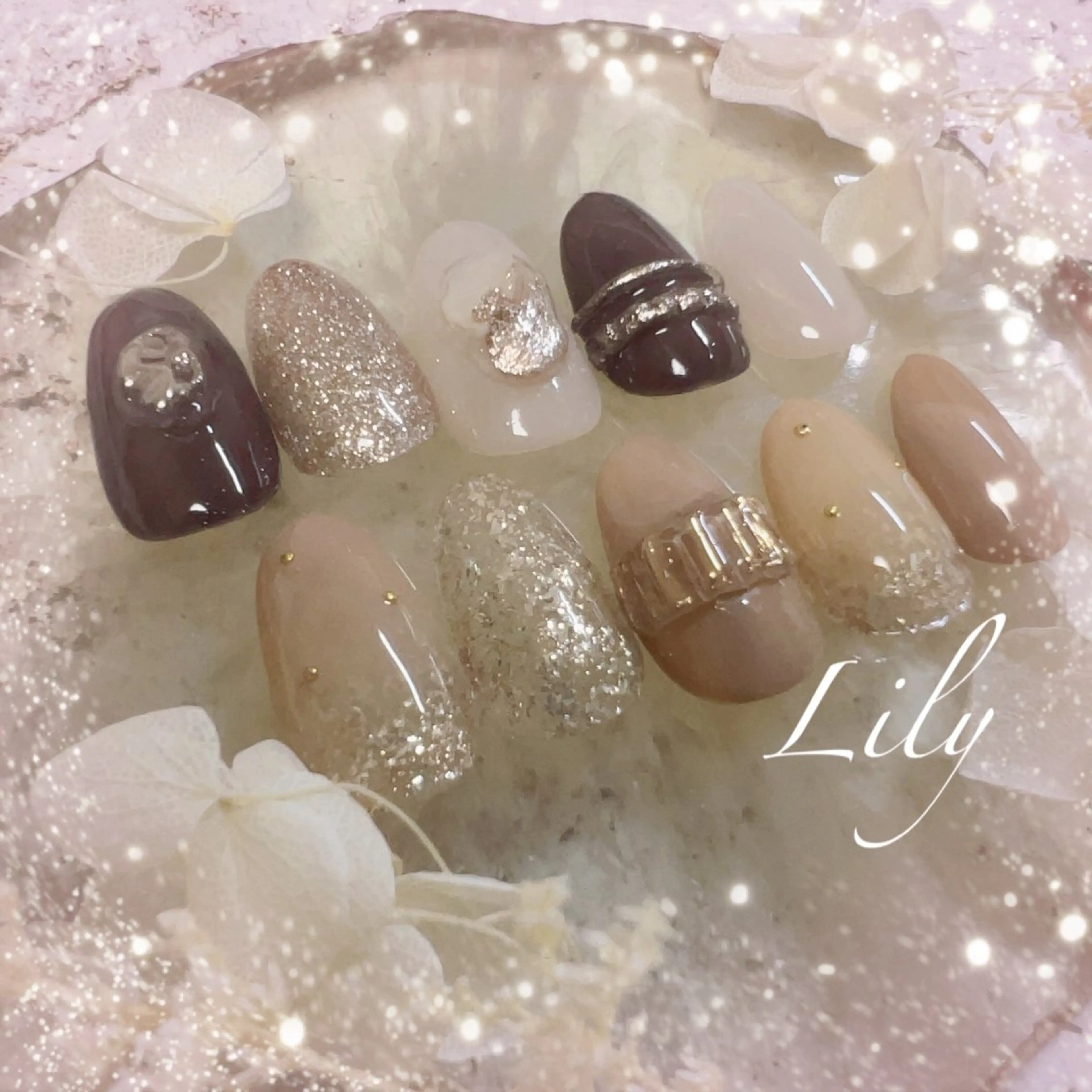 ネイル ハンドネイル Nailsalon Lilyのネイルデザイン