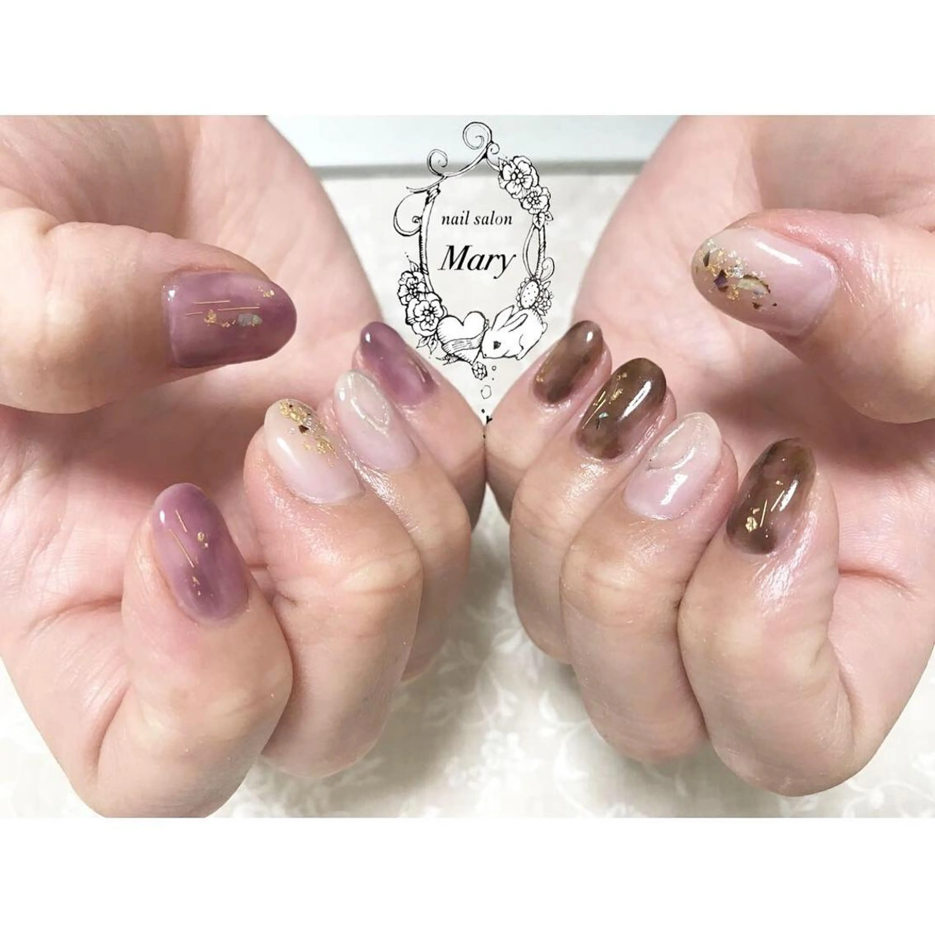 ネイル ニュアンスネイル WITH  NAIL ネイリストのネイルデザイン