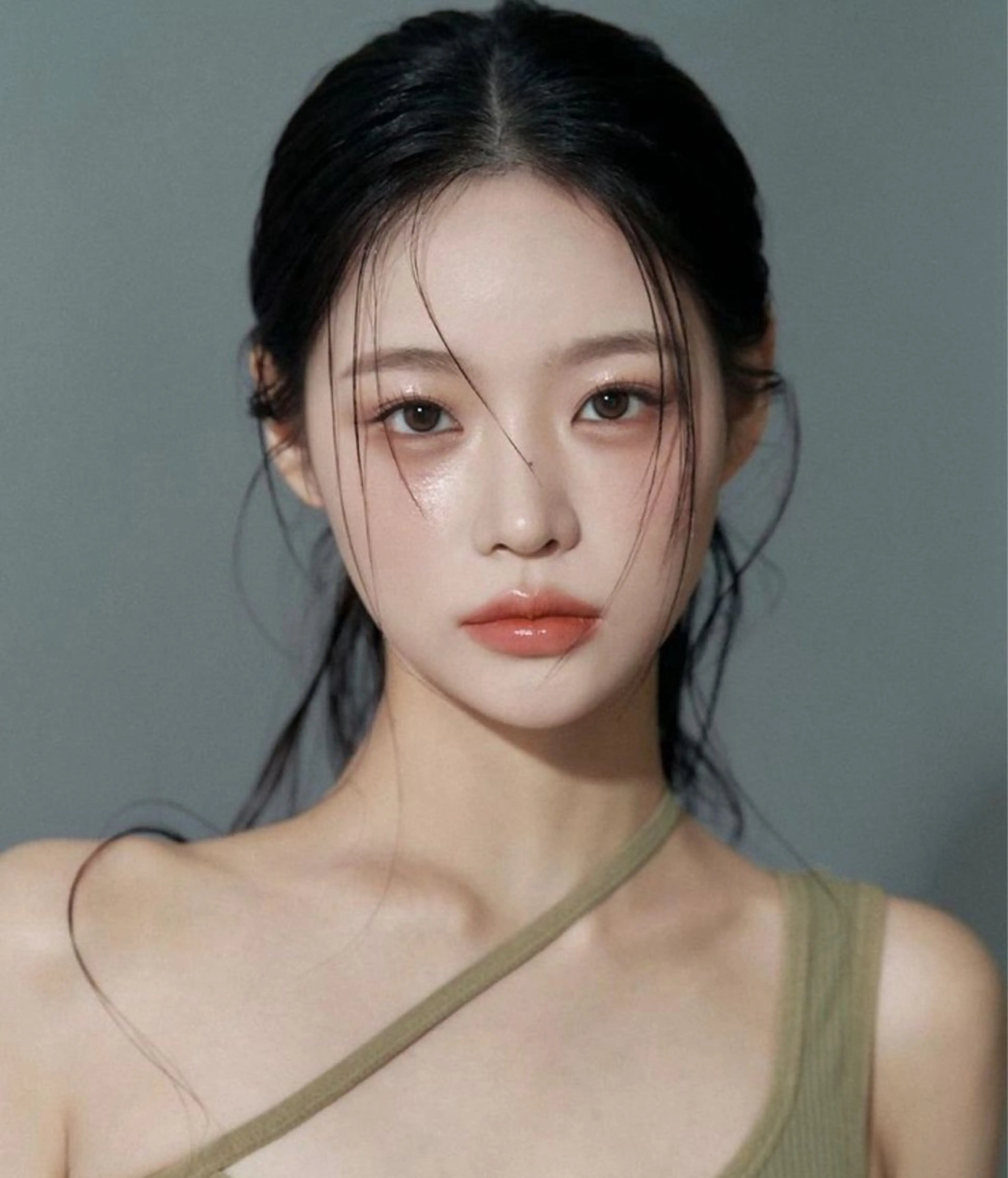 カラー 韓国メンズ特化 ダウン・毛流れパーマのヘアスタイル