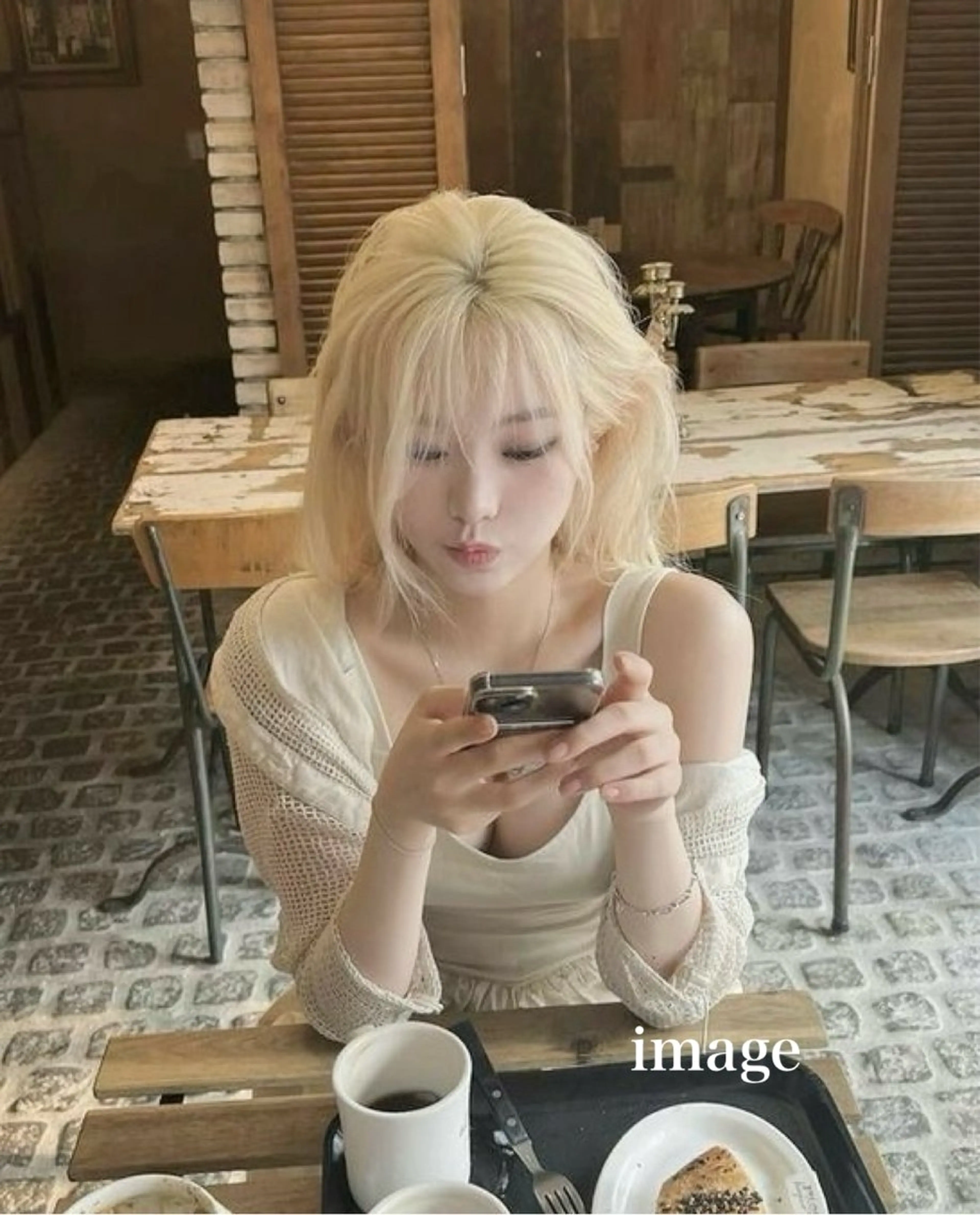 カラー 韓国透明感color 🤍sawako🏹のヘアスタイル