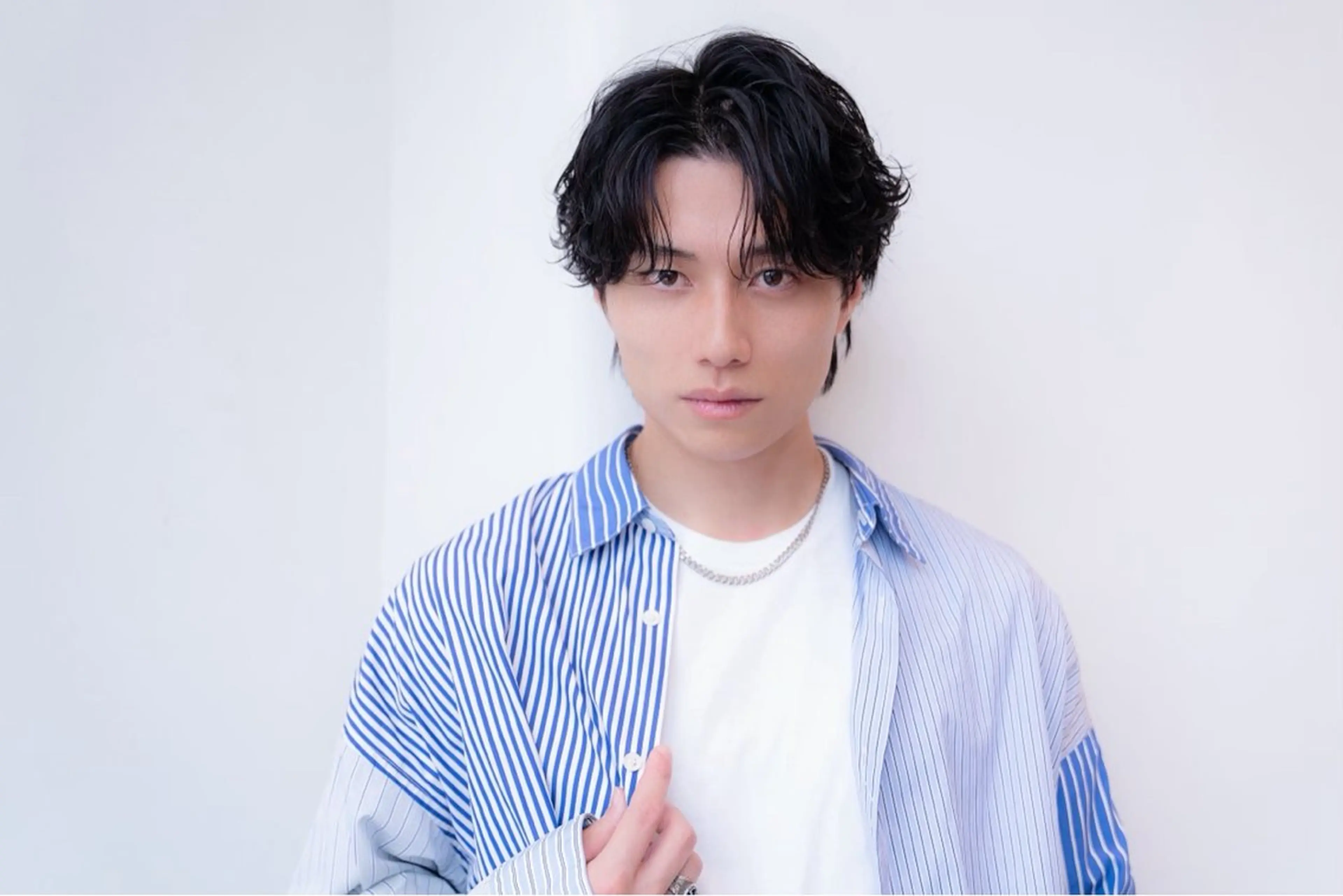 ショート メンズ センターパート 学生（メンズ向け） 学生 韓国ヘア顔周りカット そーた/渋谷駅のヘアスタイル