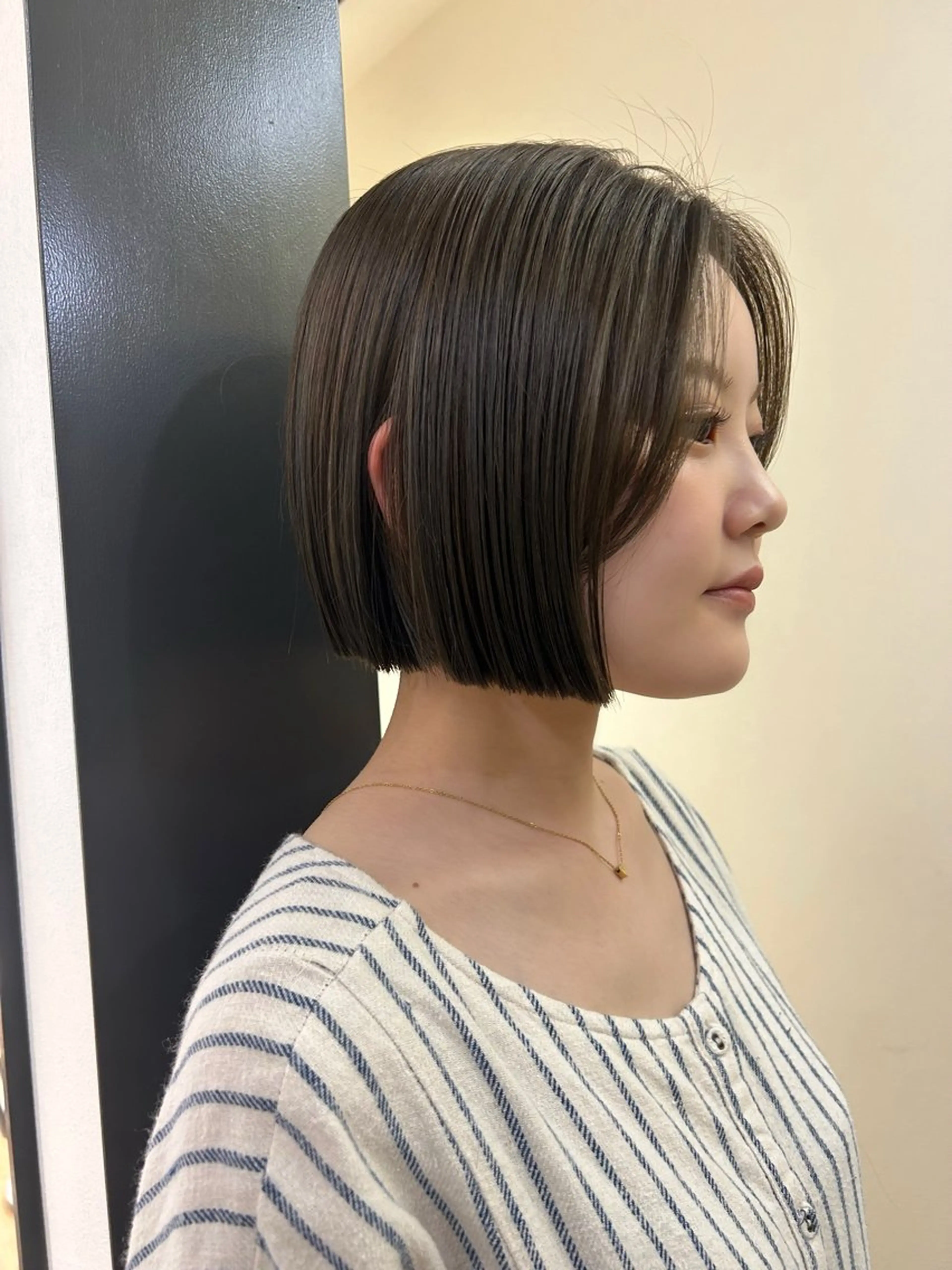 ショート カラー ボブ カット ヘアカラー トリートメント hub hair レイヤー/透明感のヘアスタイル