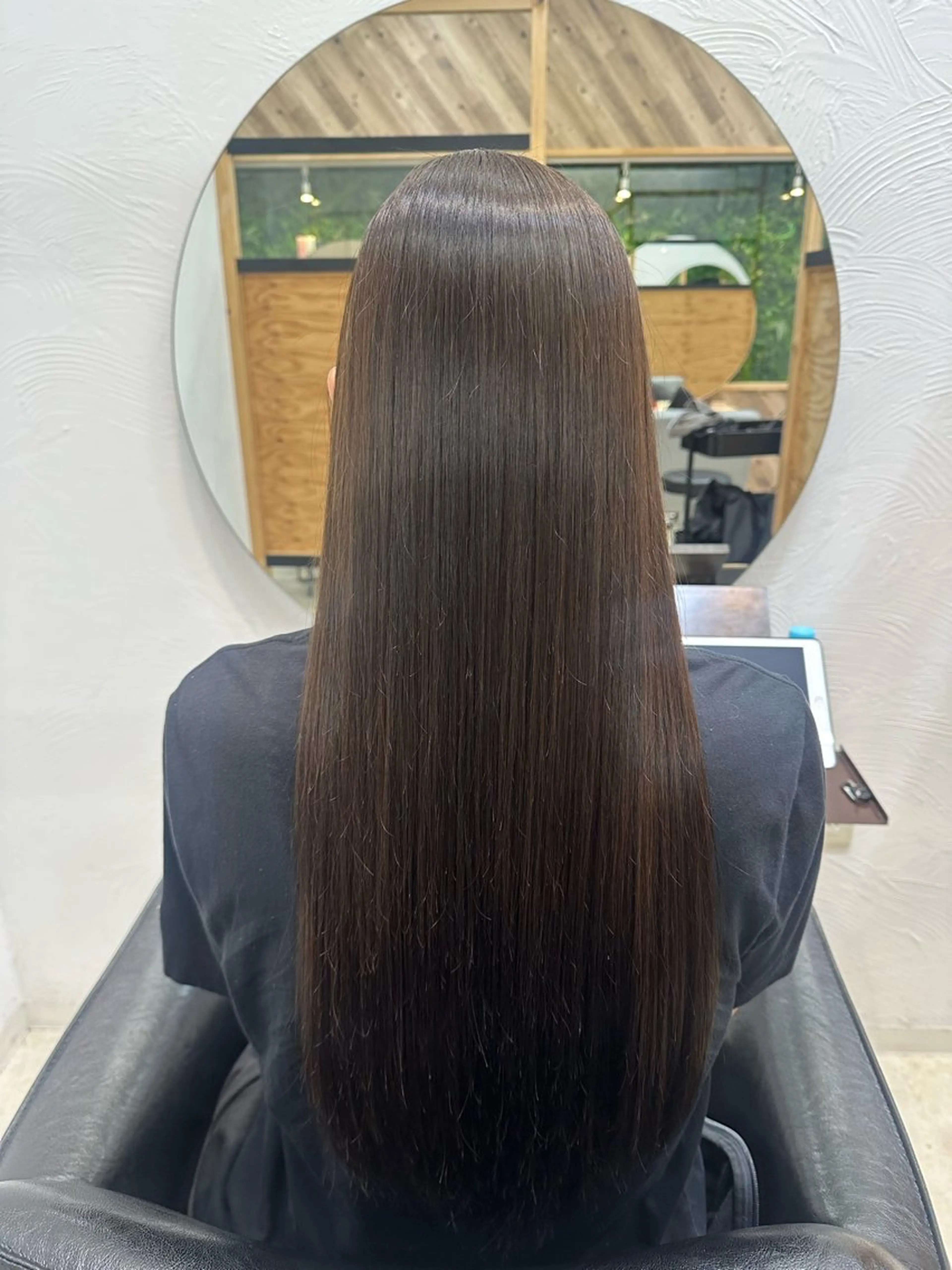 ヘアカラーモデルの写真