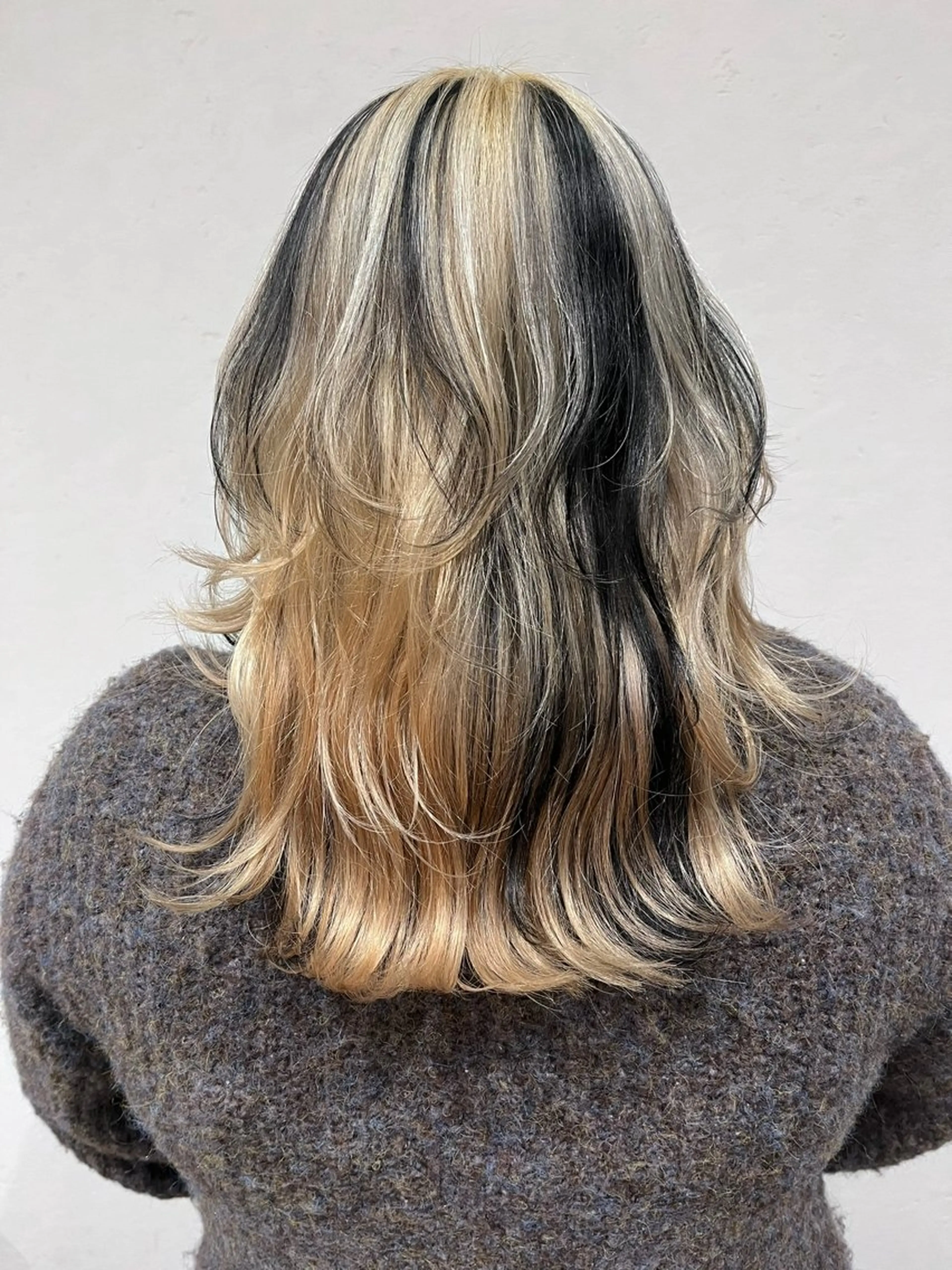 ミディアム ヘアカラー 北島 遥香🫧インナ ー /ベージュカラーのヘアスタイル