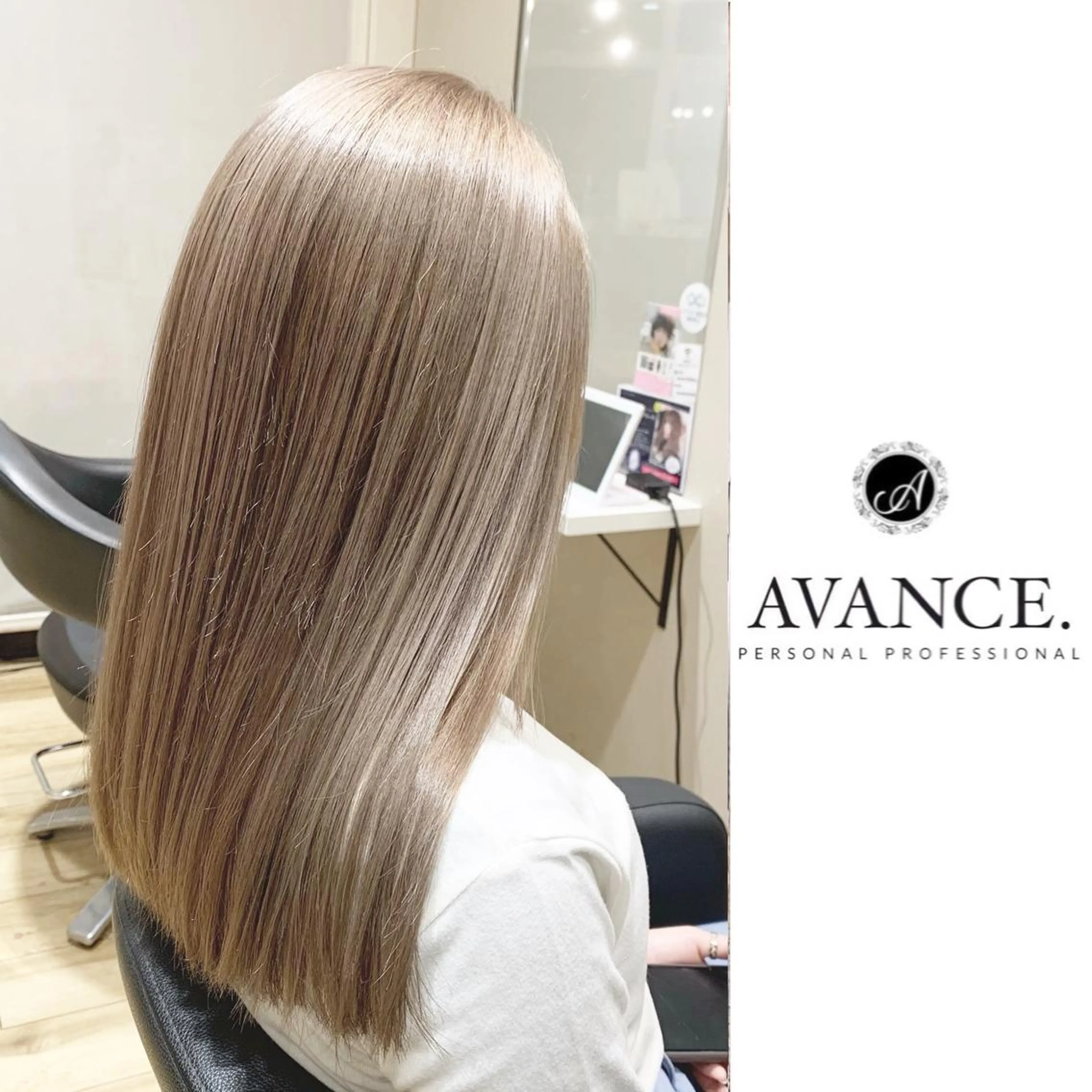 ミディアム カット ヘアカラー トリートメント _WHITE京橋店所属・【White京橋】 岸　拓斗のヘアスタイル
