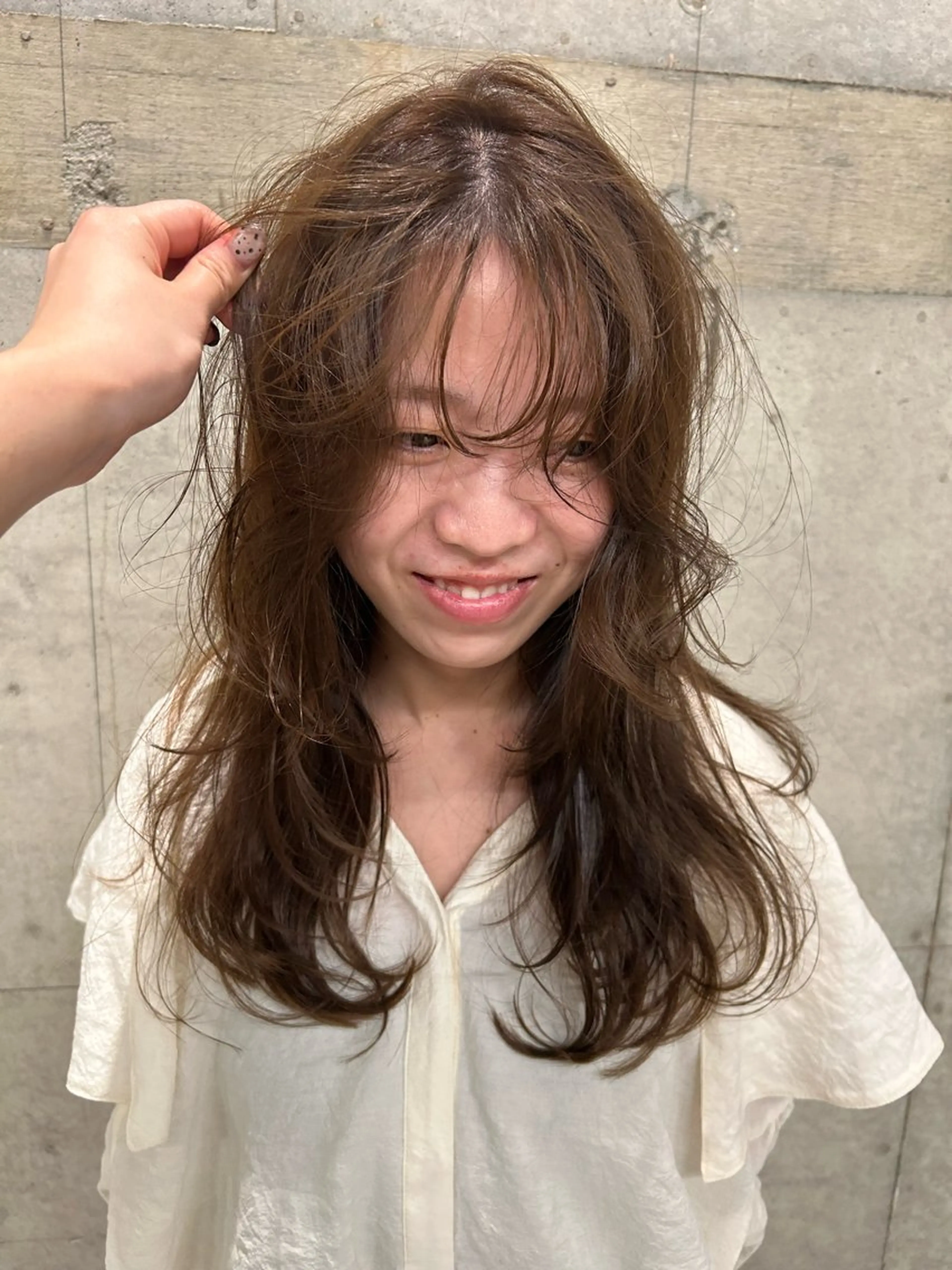 カラー ヘアカラー カエデ⭐︎ ブリーチモデル大募集のヘアスタイル