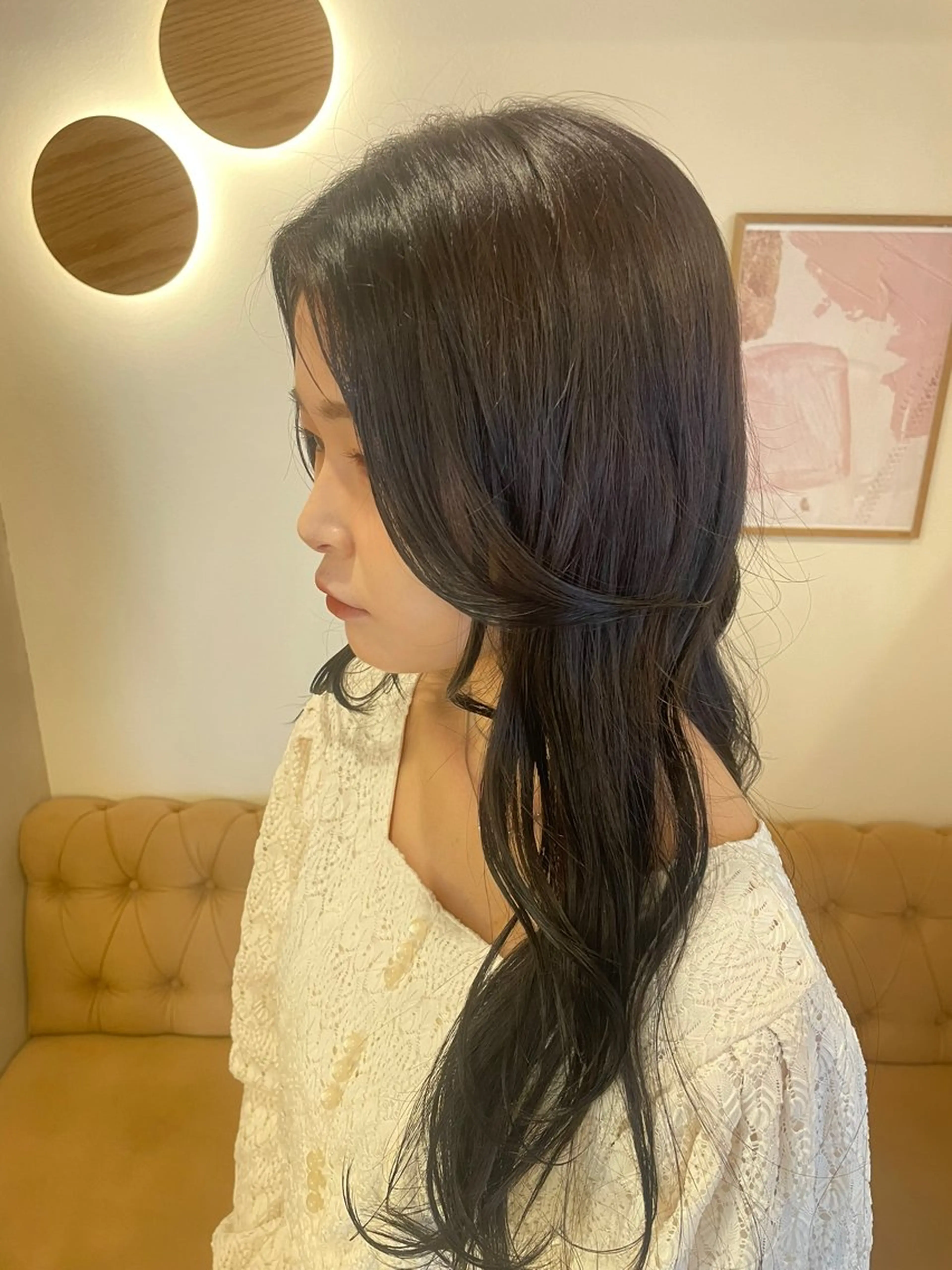 ロング カラー ヘアアレンジ LUVISM Ayakaのヘアスタイル