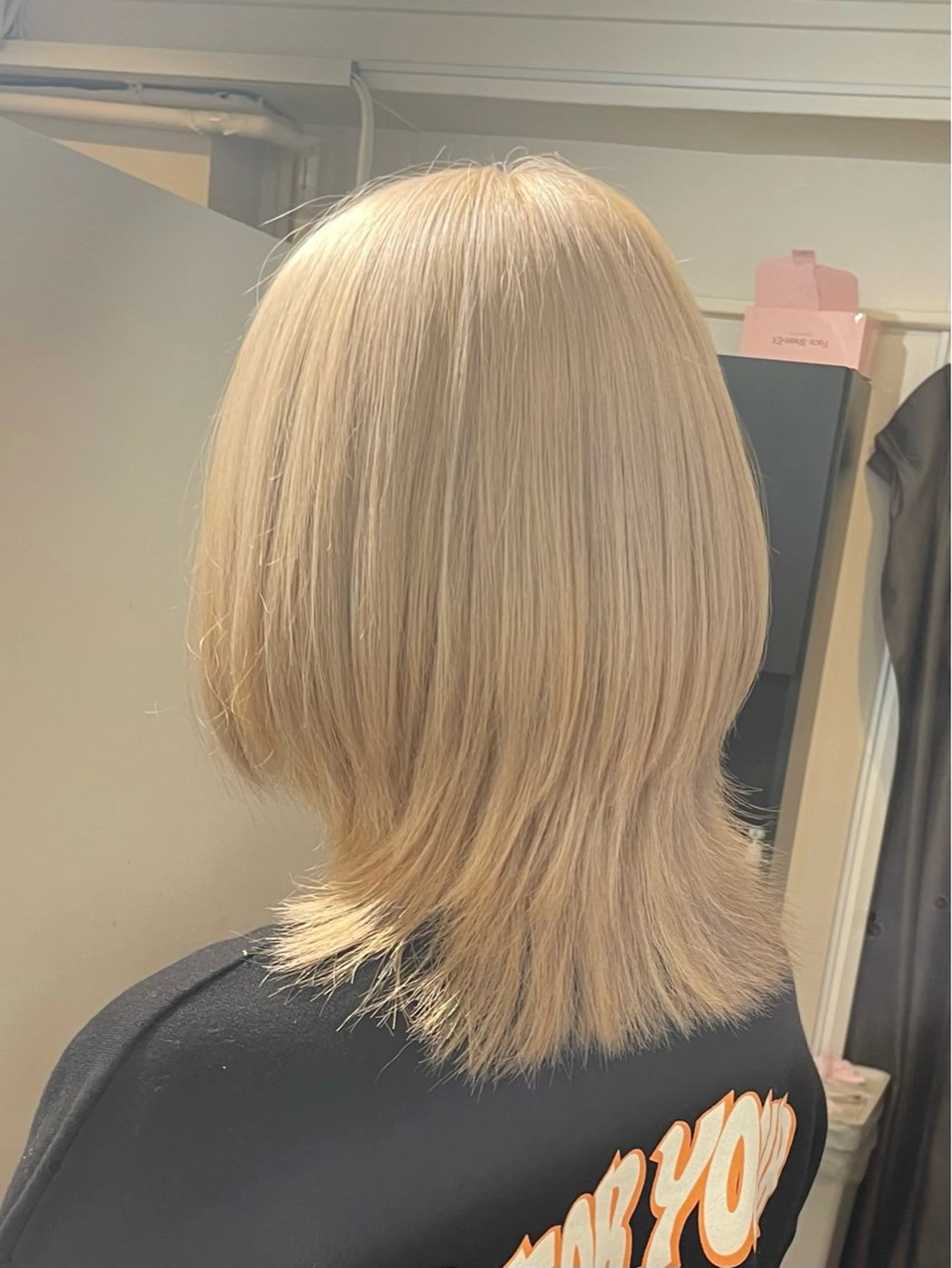 ショート カラー ハイトーンカラー レイヤーカット ウルフカット ウルフレイヤー 💚色落ちまで可愛い 髪質改善カラーゆうまのヘアスタイル