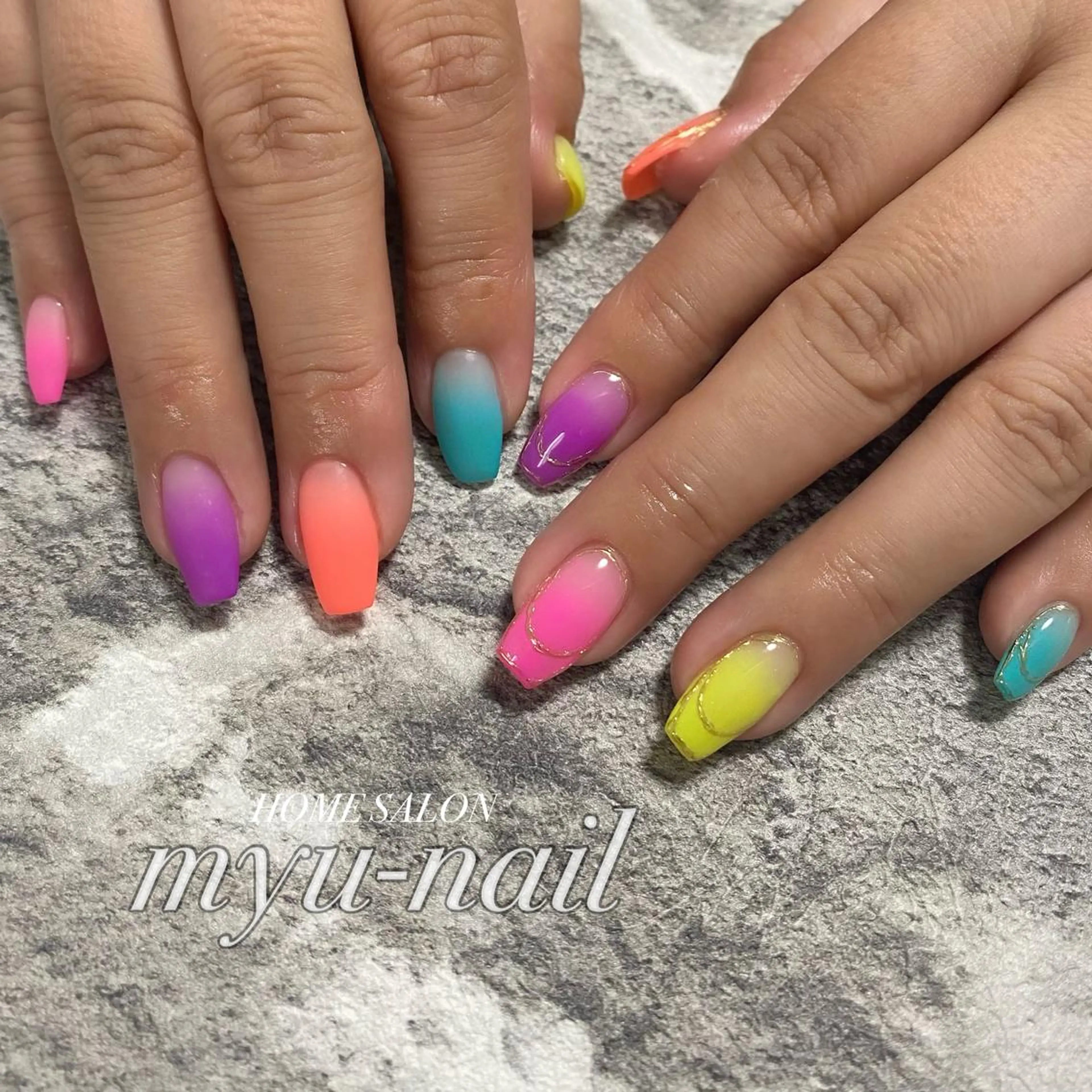 ネイル ホームサロン myu-nailのネイルデザイン