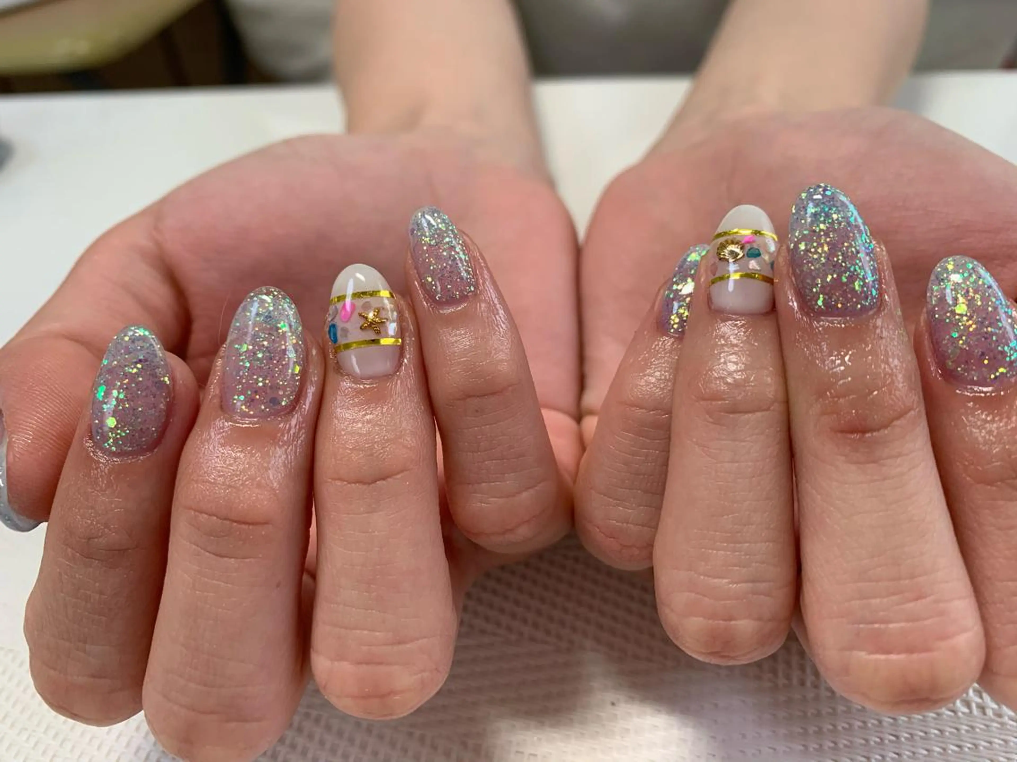 ネイル rukianail 新里のネイルデザイン