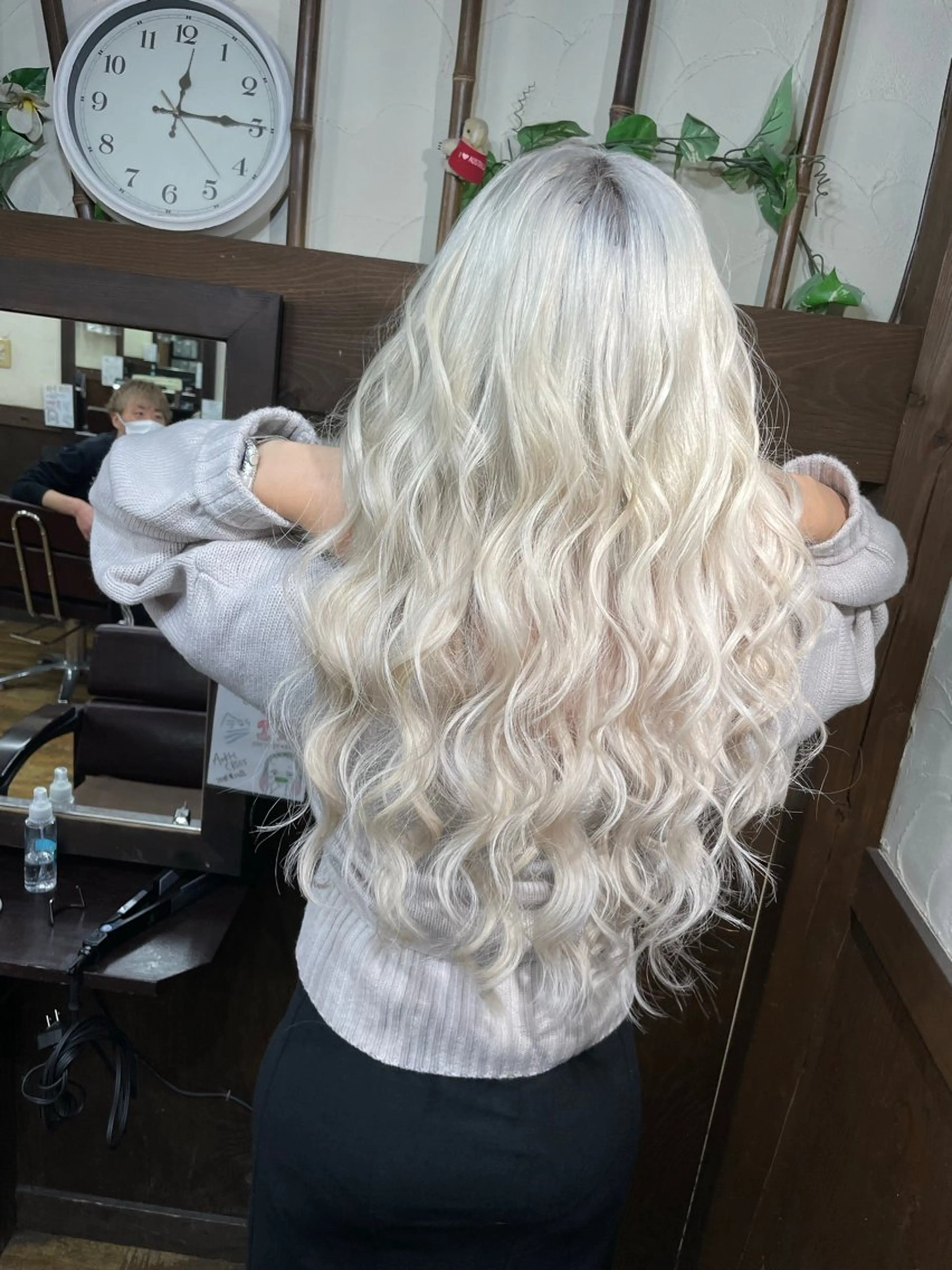 ロング カラー ヘアカラー エクステ アンククロス/ 池袋/RYUSEIのヘアスタイル