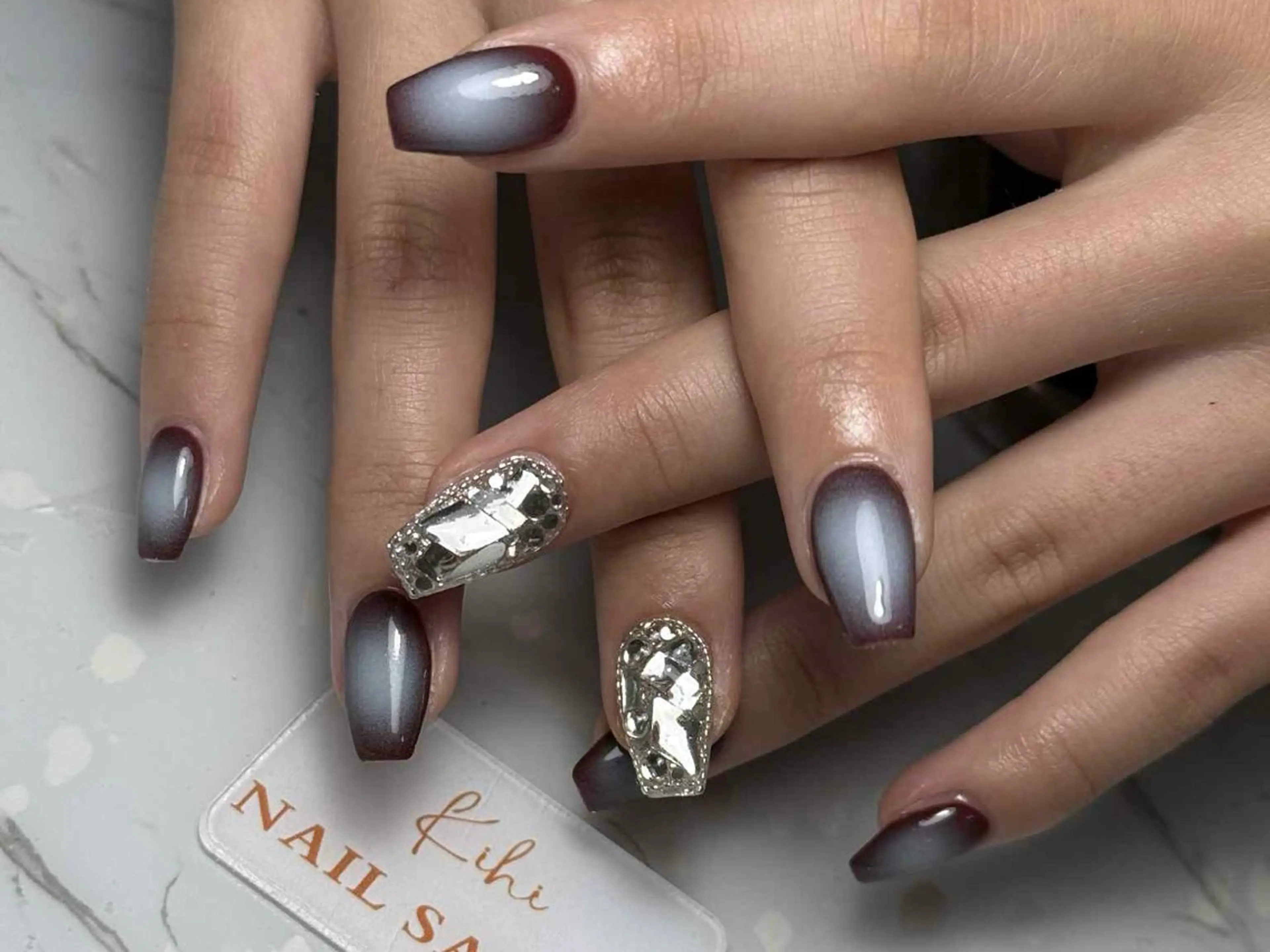 ネイル アートネイル フレンチネイル ジェルネイル グラデーション 韓国ネイル ハンドネイル ハンドケア Nail Salon Kihi さくらのネイルデザイン
