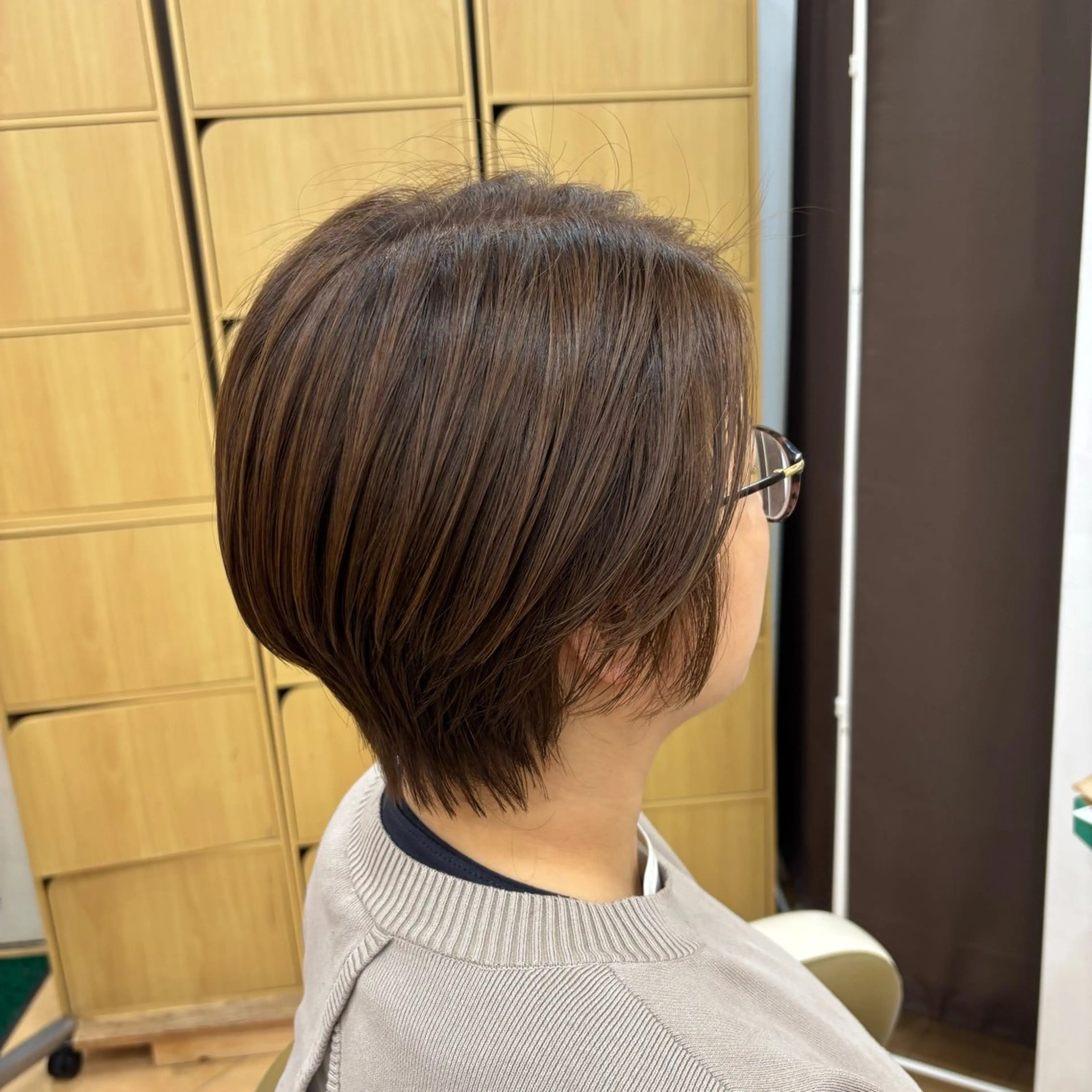 ショート カラー 🎀🤍芦澤 李音🤍🎀のヘアスタイル