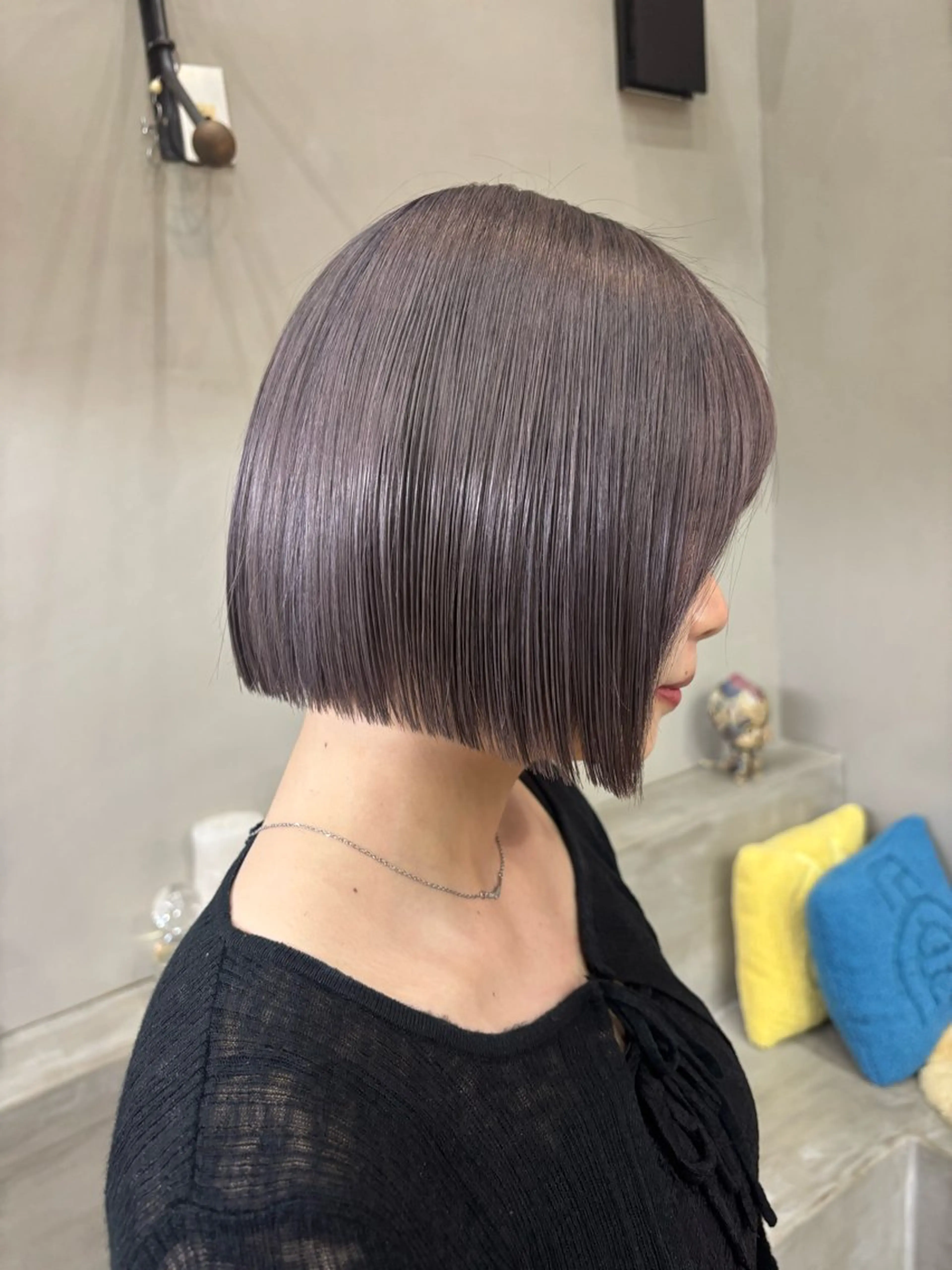 ボブカットモデルの写真