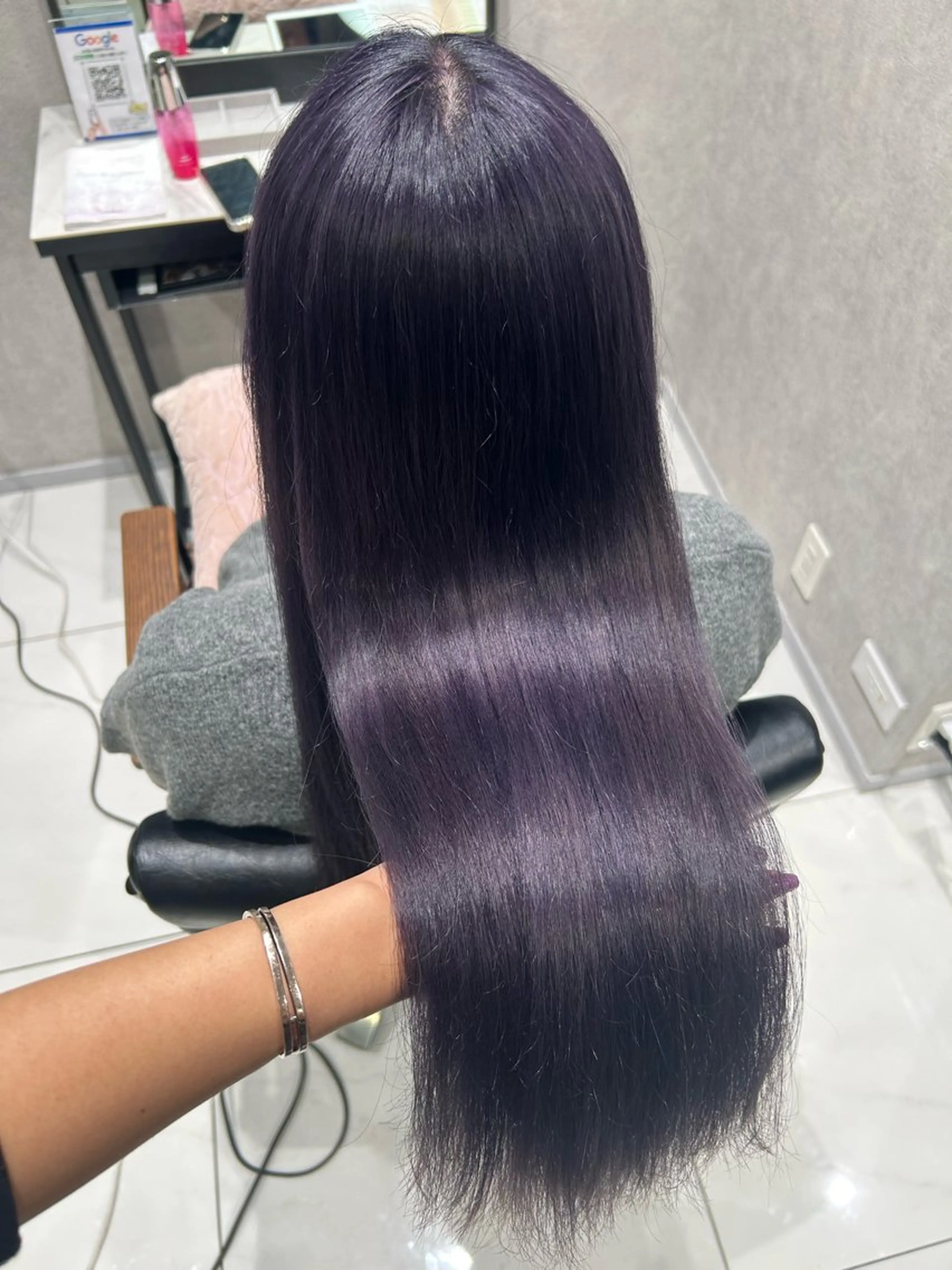 カラー カット ヘアカラー トリートメント 透明感カラー💙 束感まつげ🪼海月のヘアスタイル