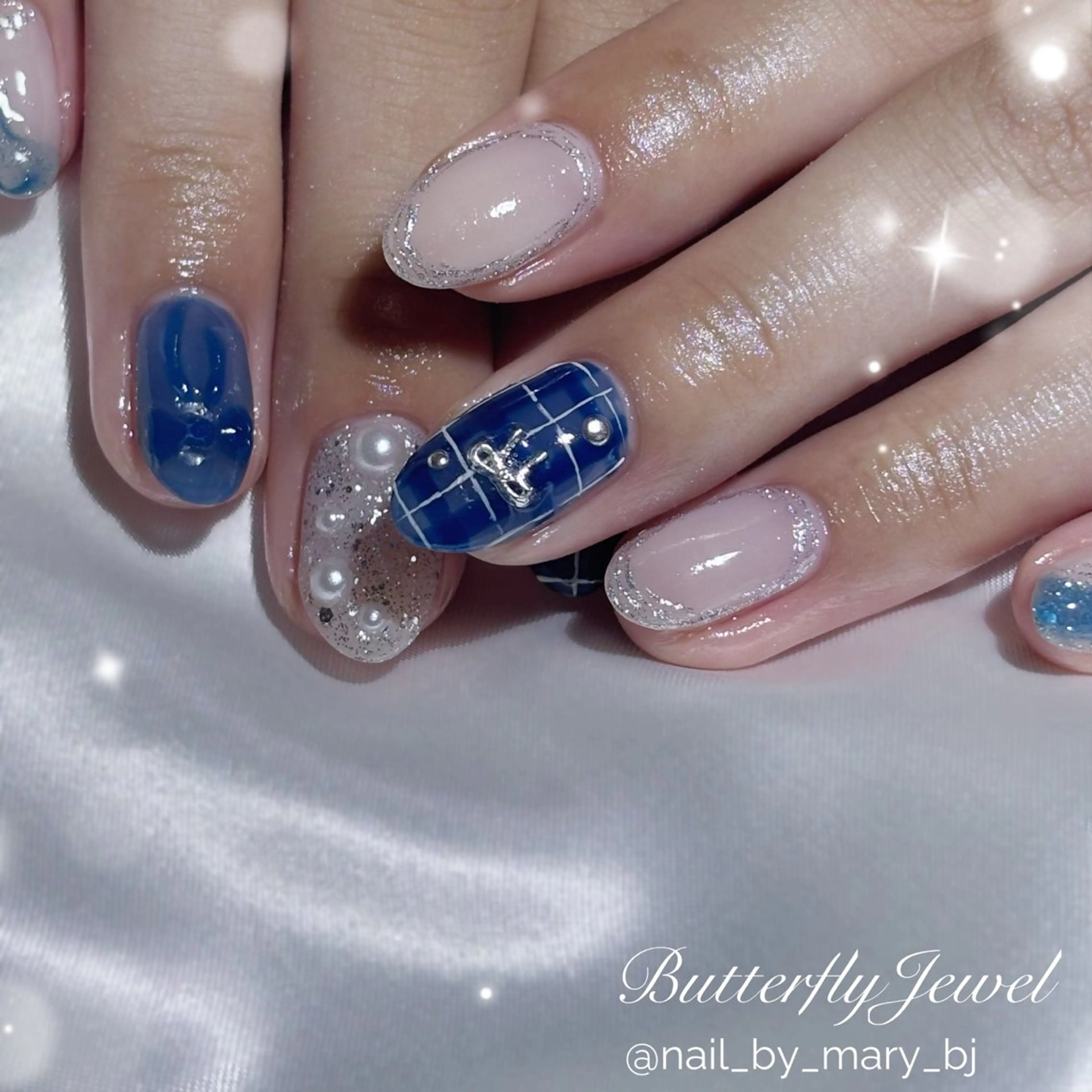ネイル ハンドネイル Butterfly Jewel本店 石原のネイルデザイン