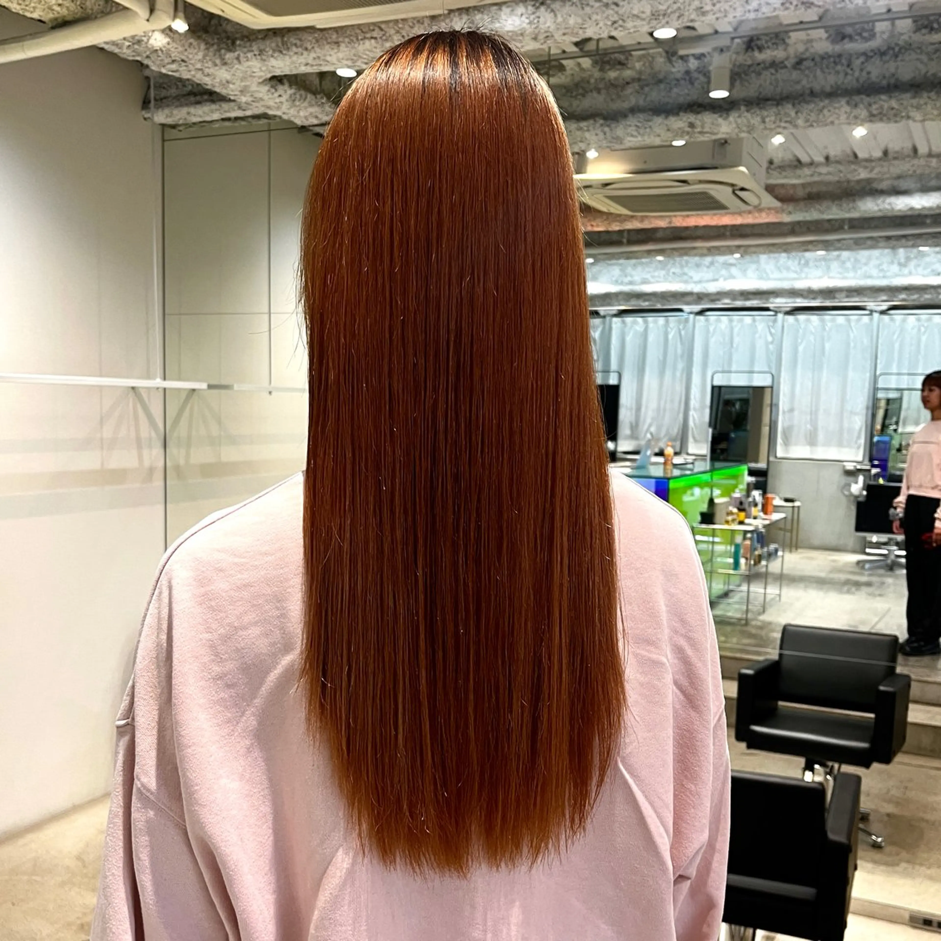 ロング 縮毛矯正 宇佐美佳/美髪 ストレート/縮毛矯正のヘアスタイル