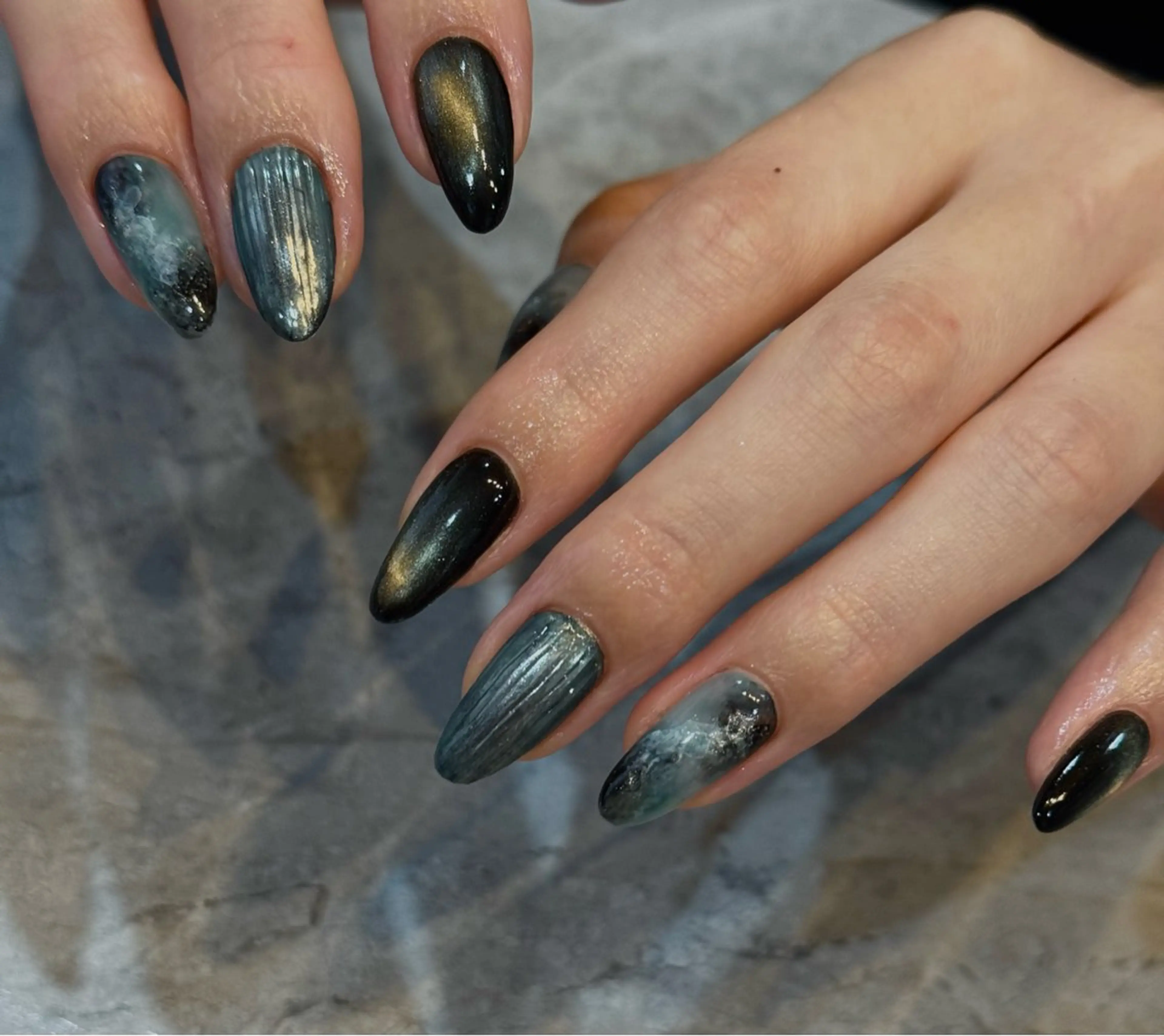 ネイル ニュアンスネイル ハンドネイル Blé nailのネイルデザイン