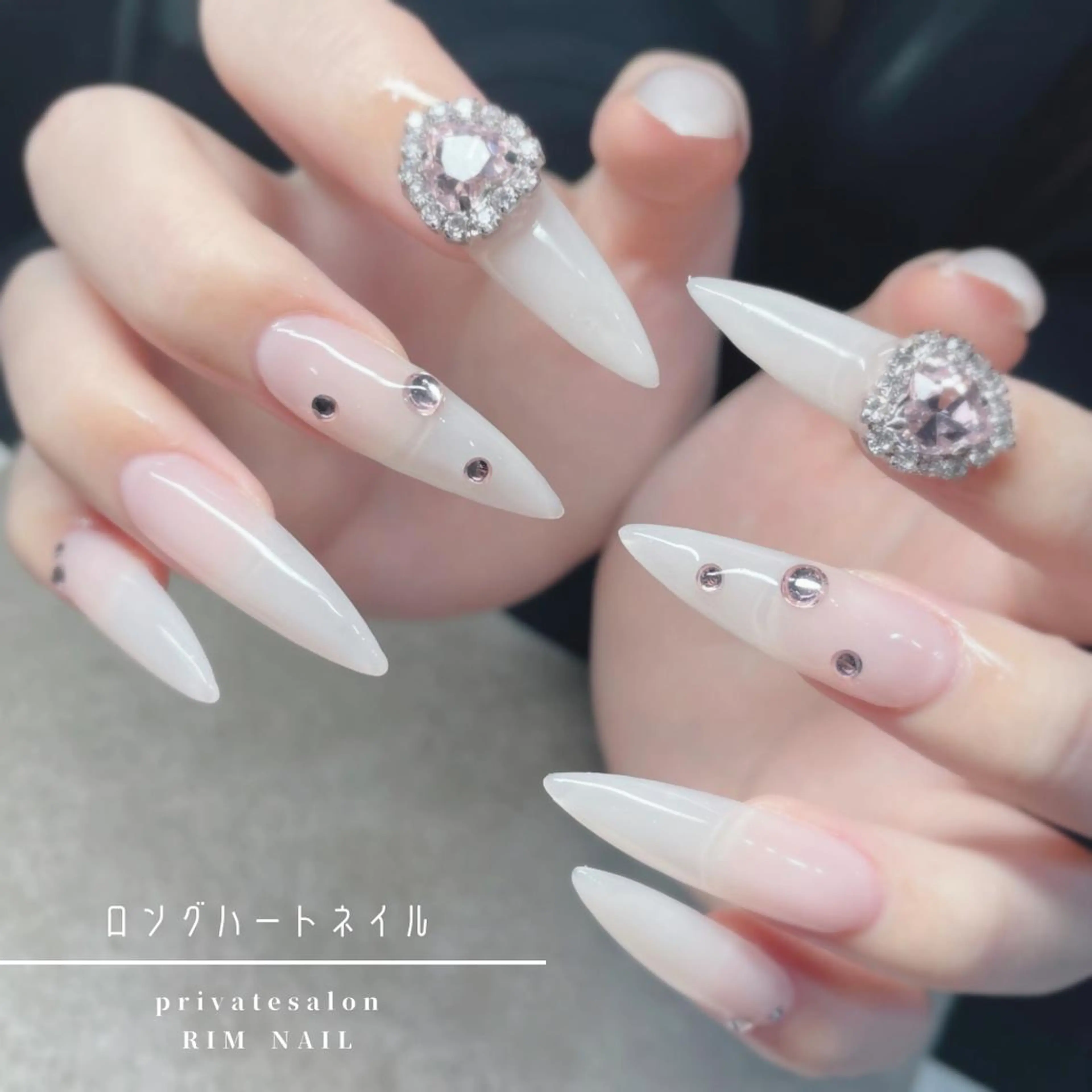ネイル ジェルネイル ストーンネイル ハンドネイル RIMNAIL リムネイルのネイルデザイン
