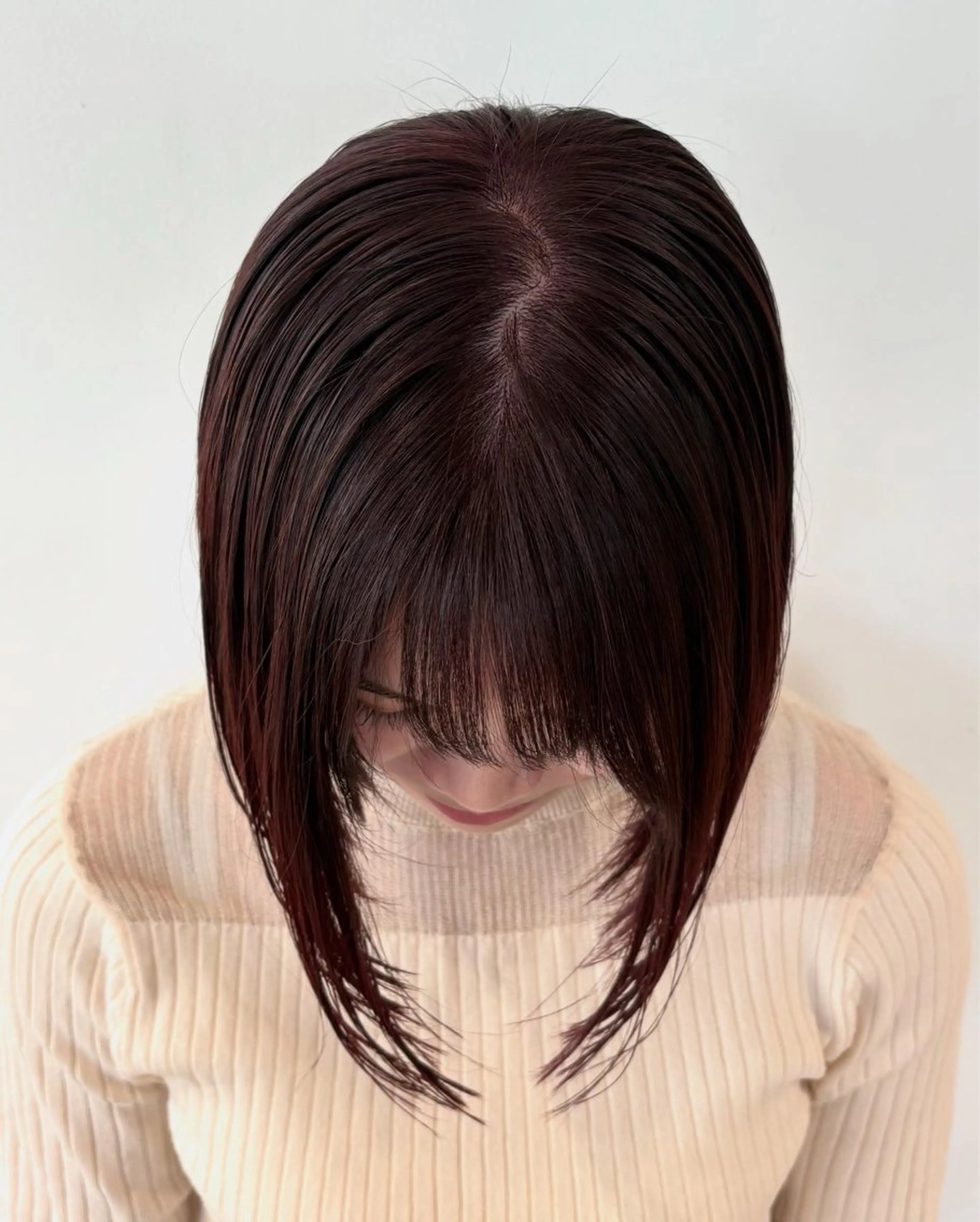 カラー 西村 清花のヘアスタイル