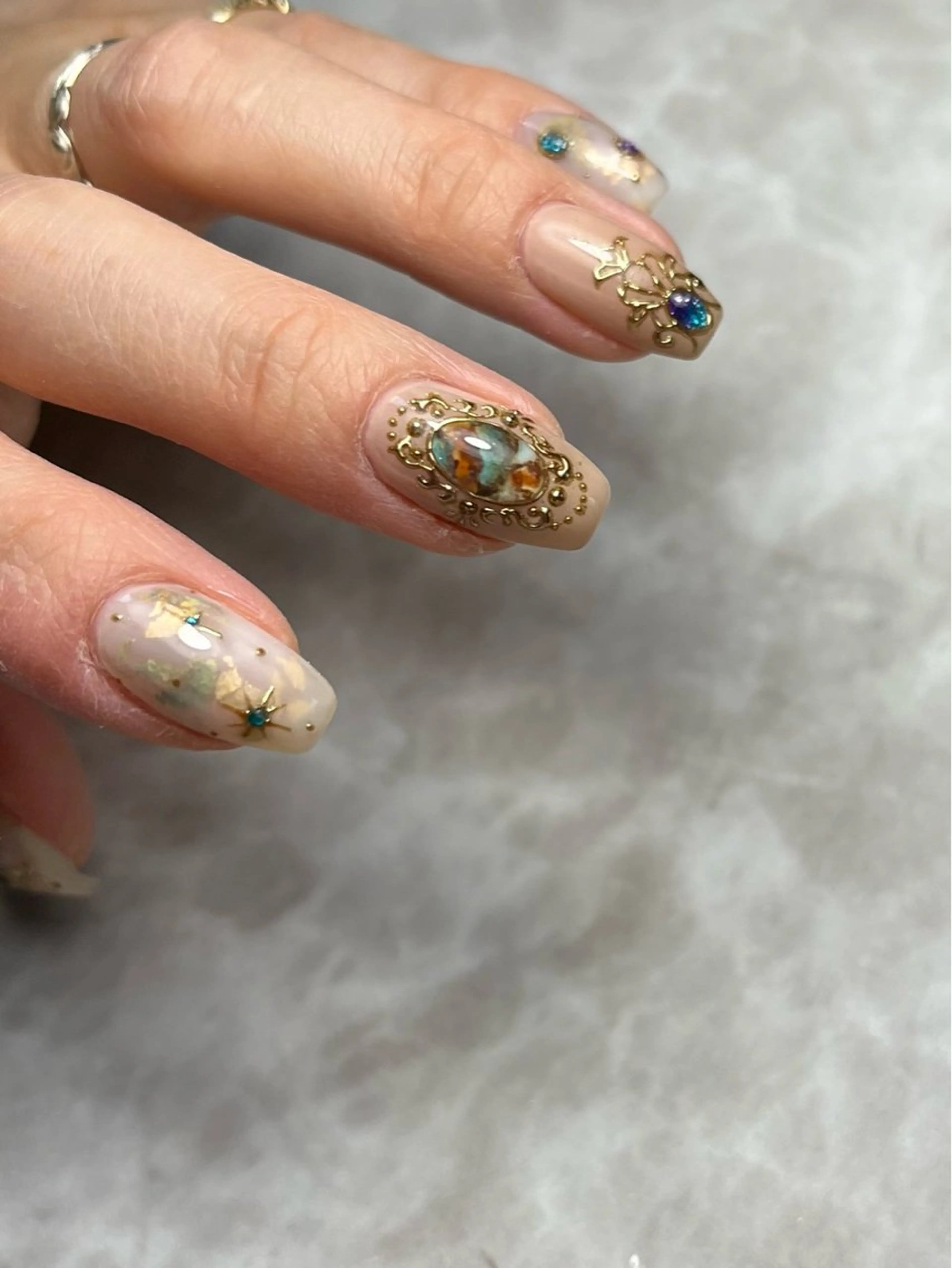 ネイル ハンドネイル Nailsalon E's cafeのネイルデザイン