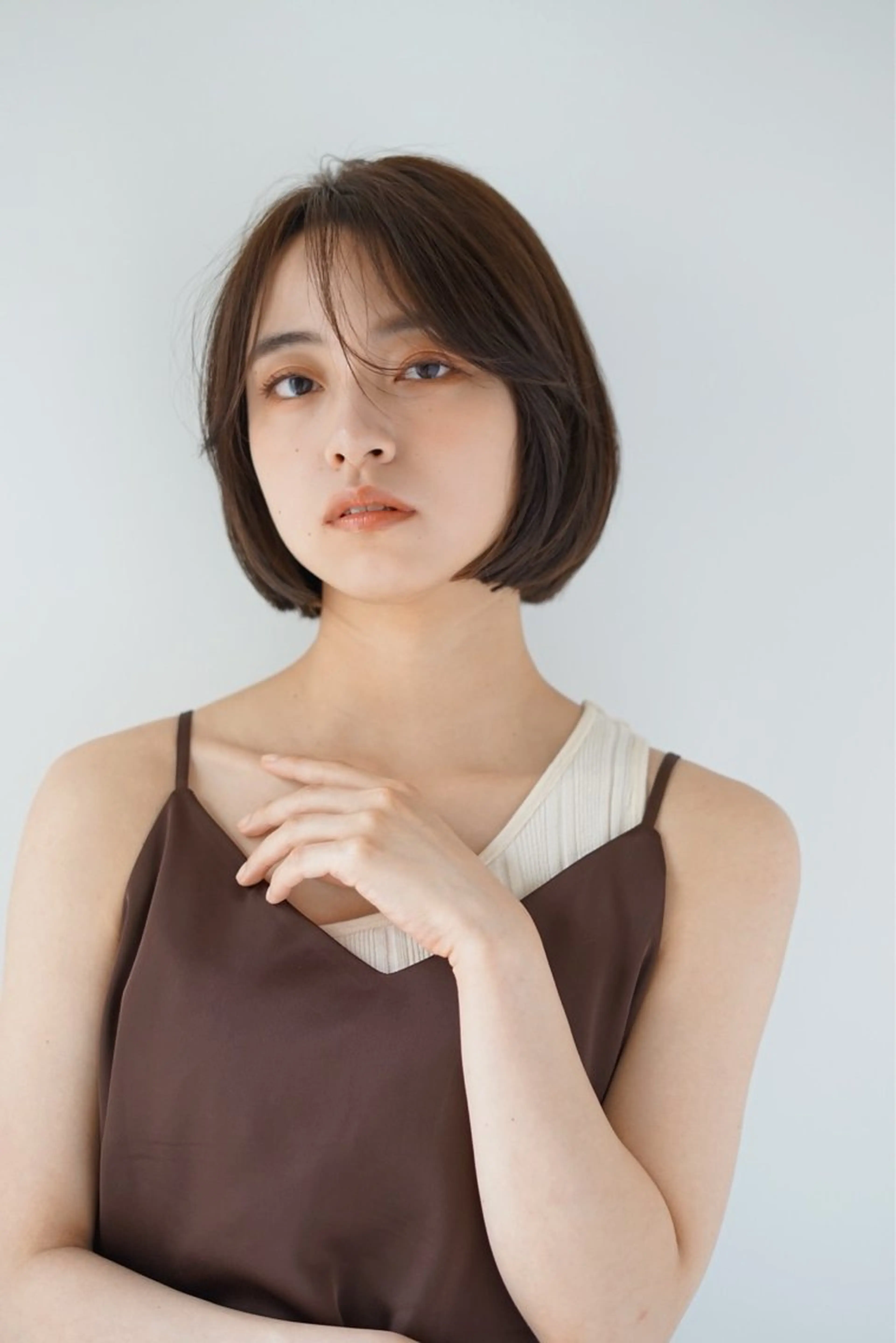 ミディアム ボブ 無料カットモデル‪✨ ✂️Nanami🌷のヘアスタイル