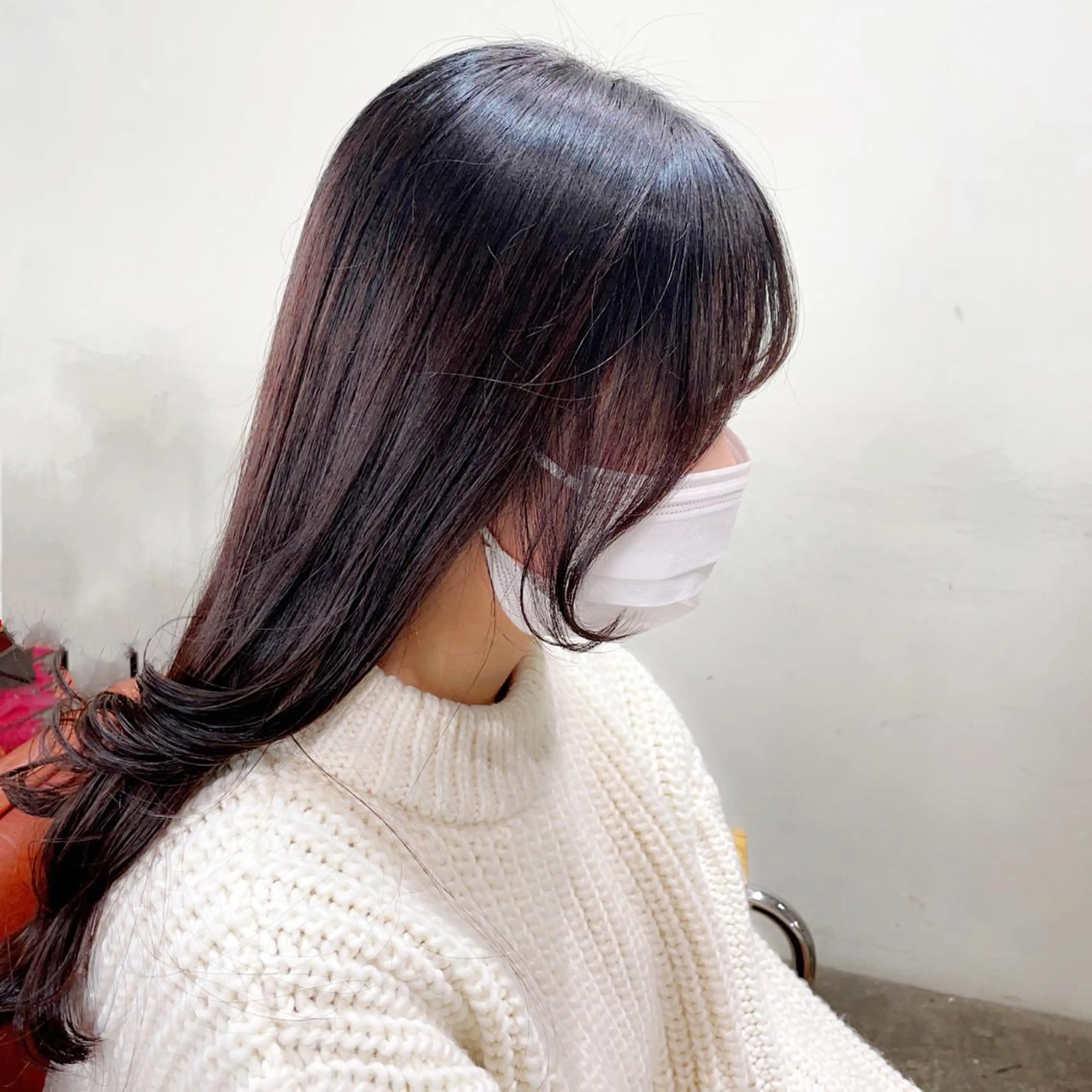 ロング カラー ヘアアレンジ 韓国風ヘア 小顔カット 🕊miki モテ髪🫧のヘアスタイル