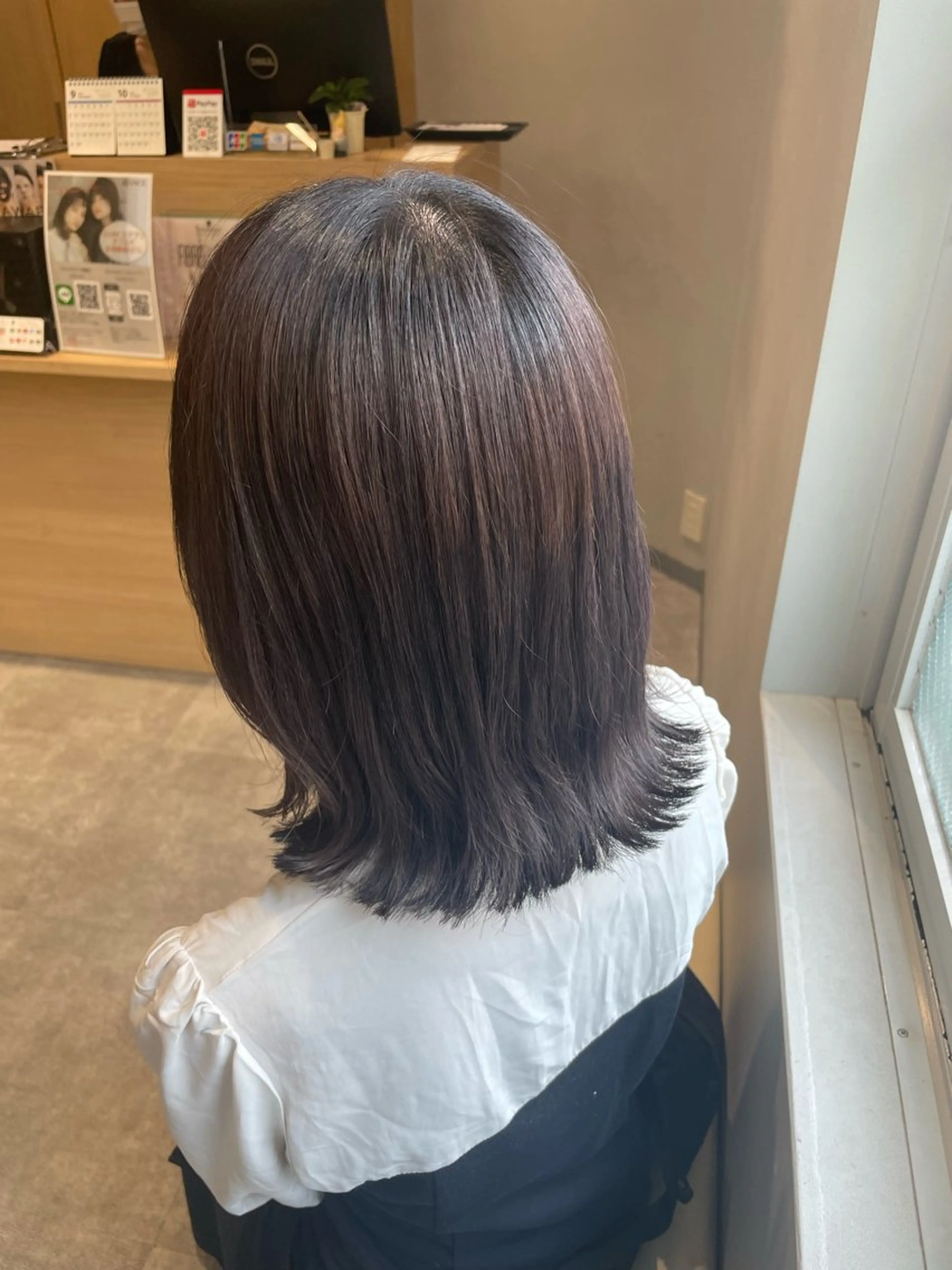 ミディアム カラー カット ヘアカラー AVANCE.京橋 /田中 沙弥のヘアスタイル