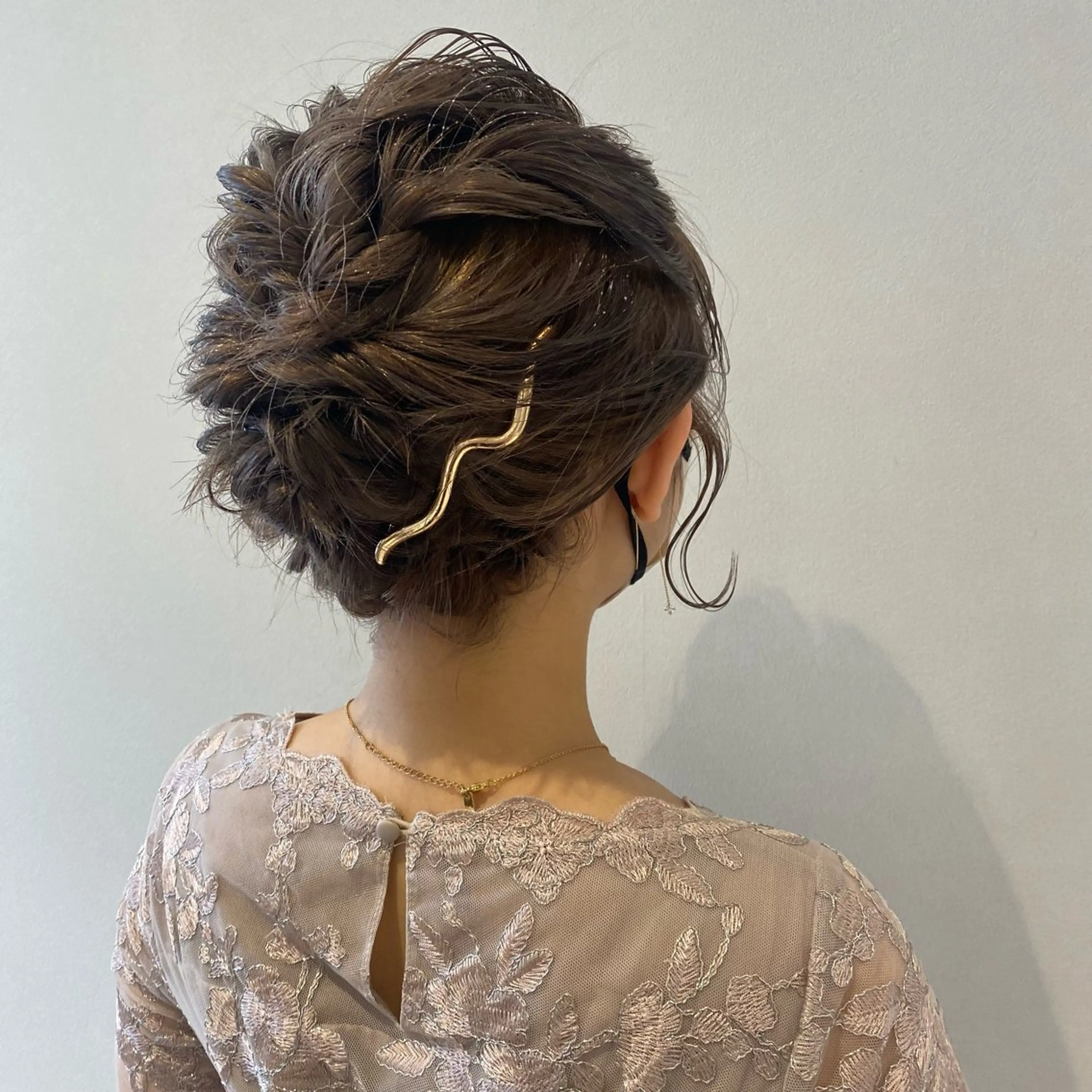 ミディアム ヘアアレンジ 久保田 茜のヘアスタイル