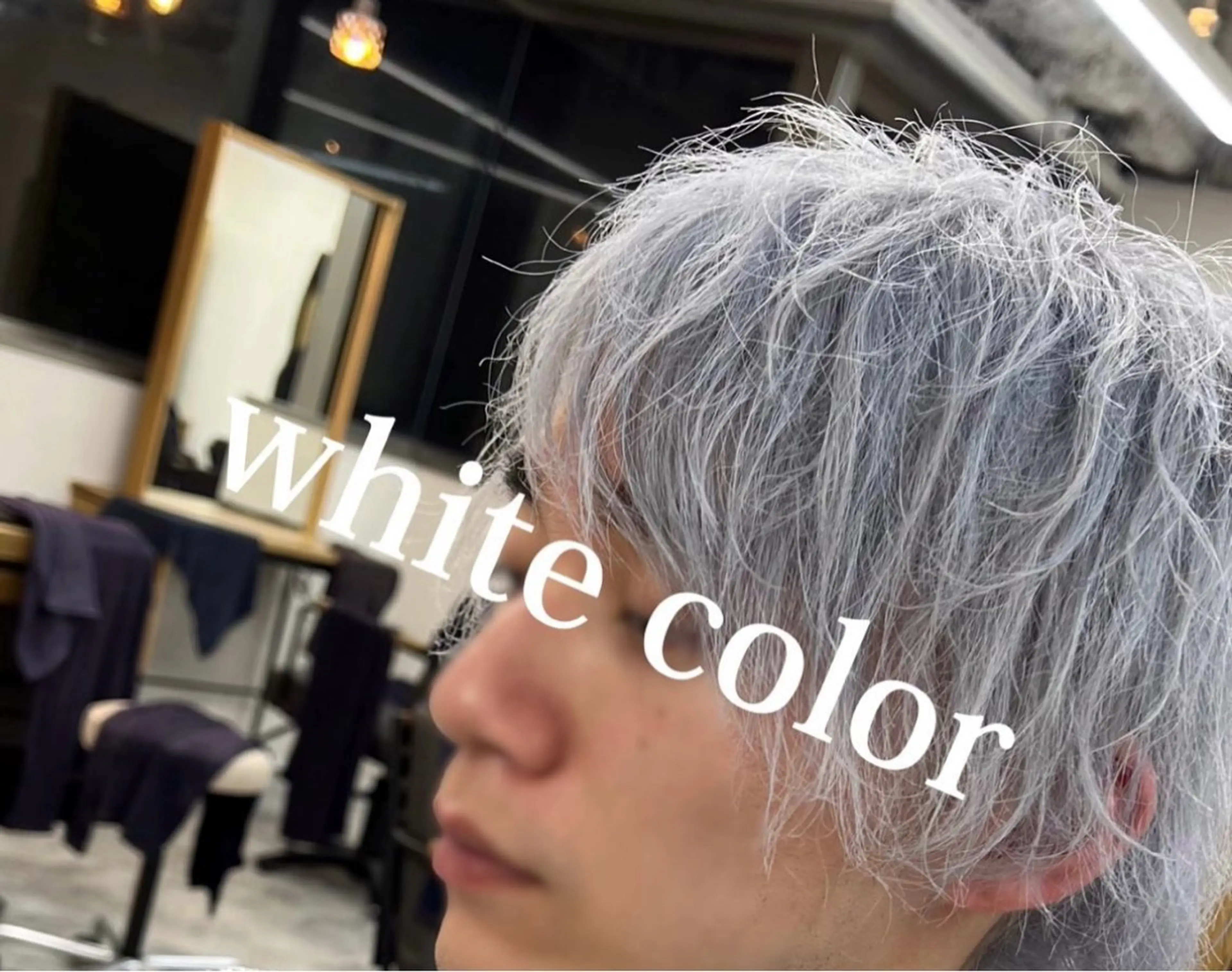 ショート カラー メンズ メンズブリーチ ブリーチ DIECE所属・渋谷【メンズ特化】 レンのヘアスタイル