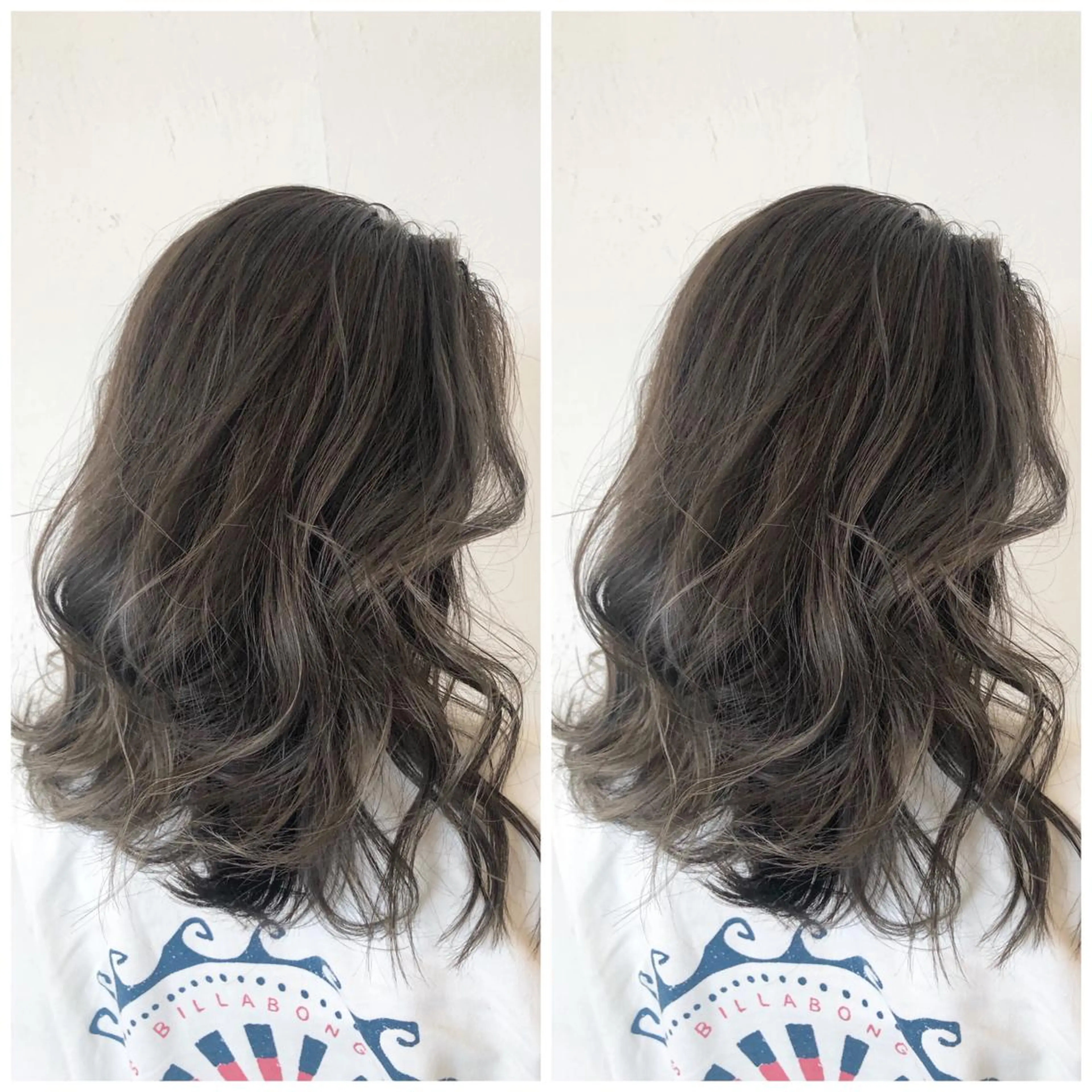 ミディアム バレイヤージュカラー 特化美容師✨星皓太のヘアスタイル