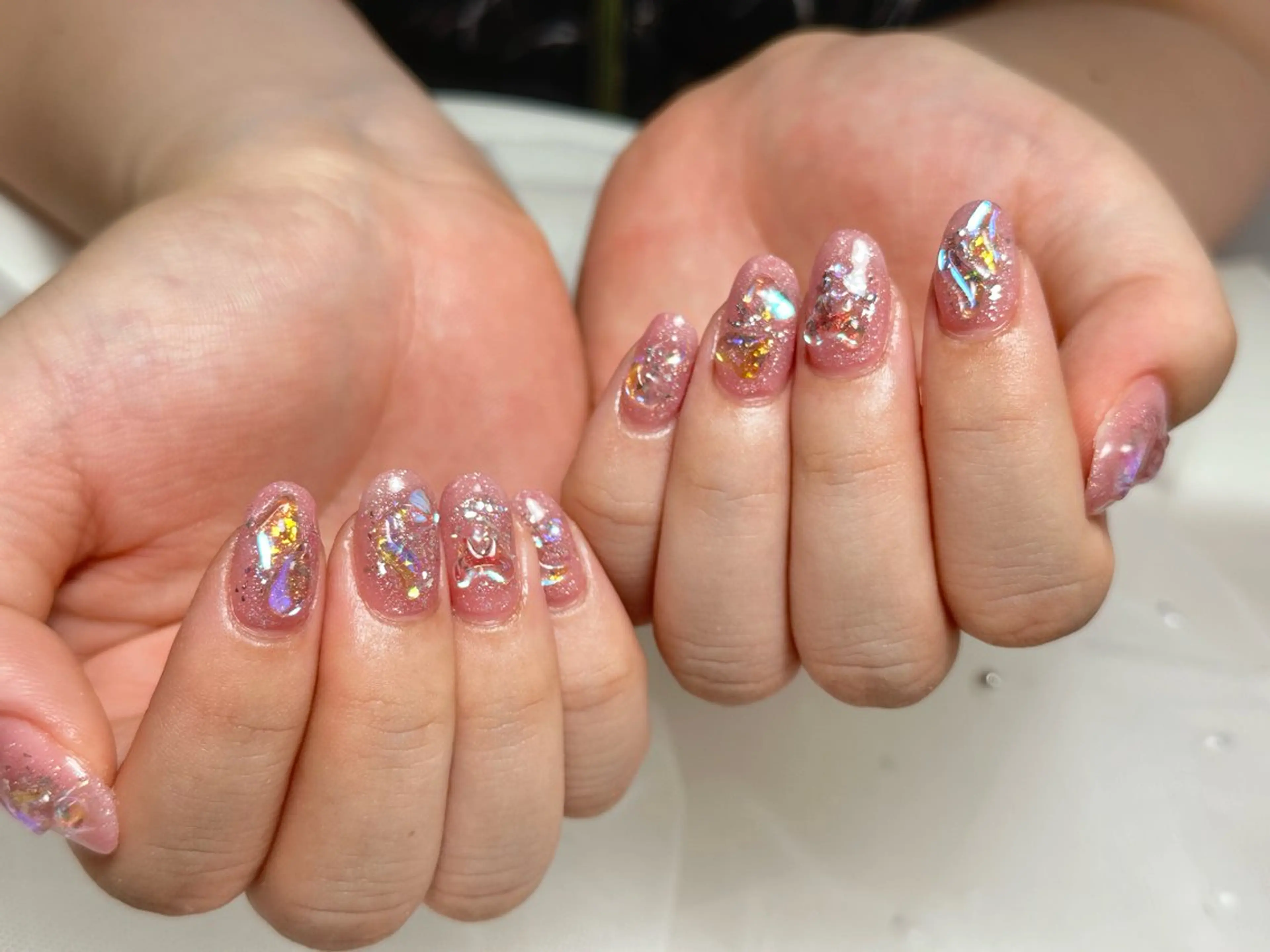 ネイル フレンチネイル マグネットネイル ニュアンスネイル オフィスネイル ワンカラーネイル Mnail _KKのネイルデザイン